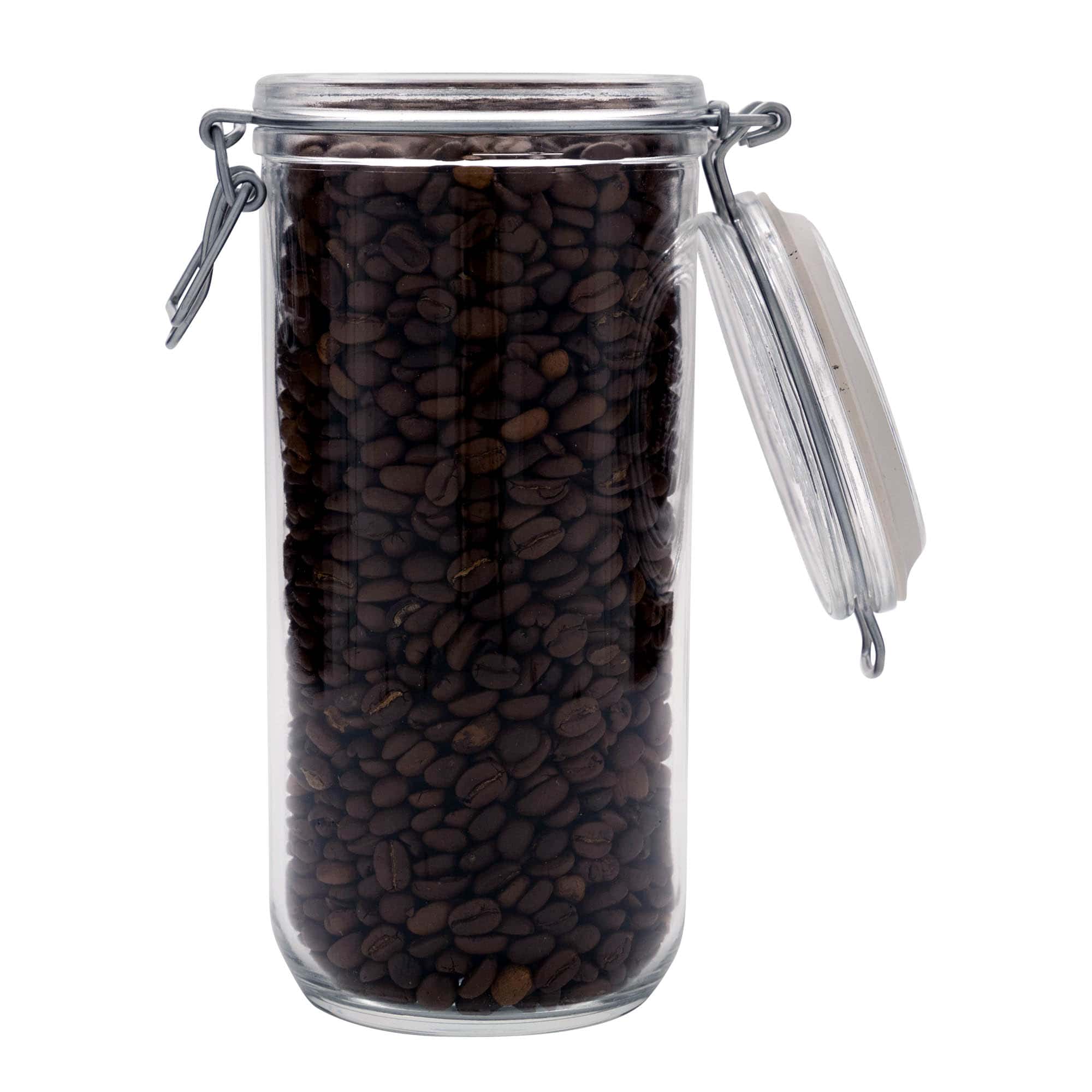 1.000 мл стъклена бутилка с метален скоба 'Fido', отвор: затваряне с метална скоба 1.000 мл стъклена бутилка с метален скоба 'Fido', отвор: затваряне с метална скоба