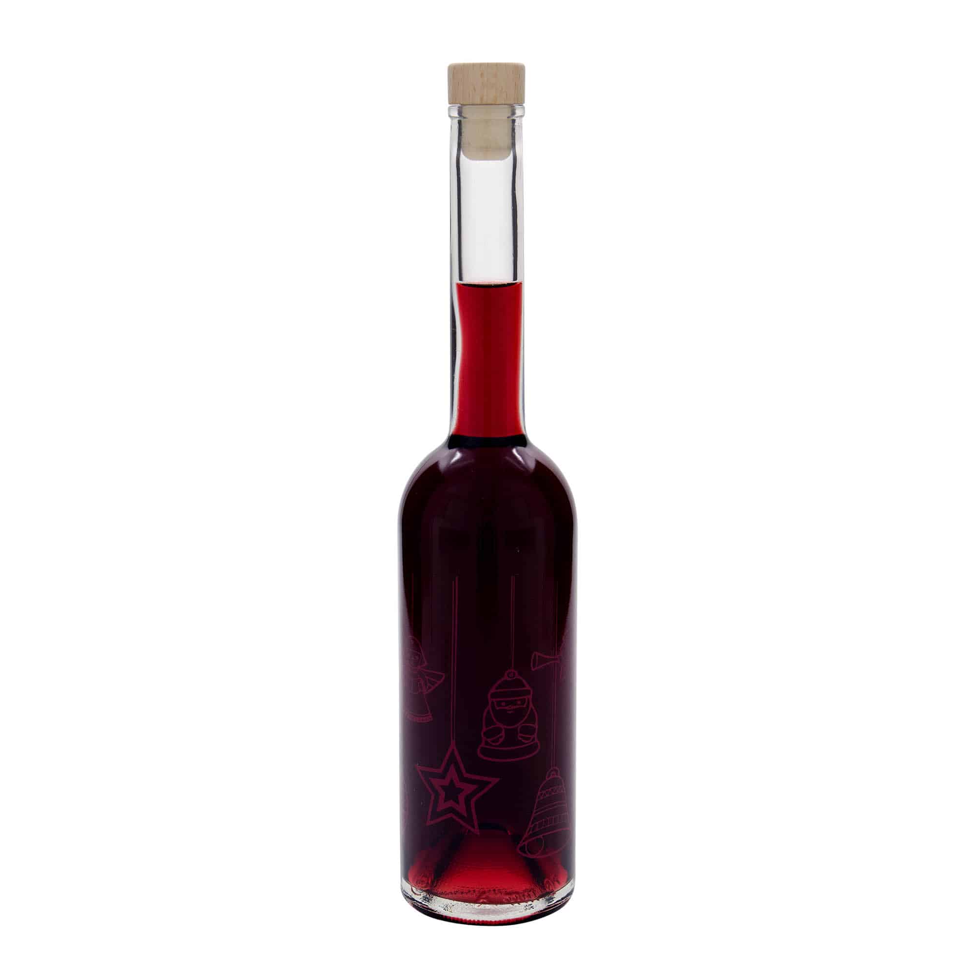 500 ml стъклена бутилка „Опера“, мотив: звезди, затваряне: коркова тапа