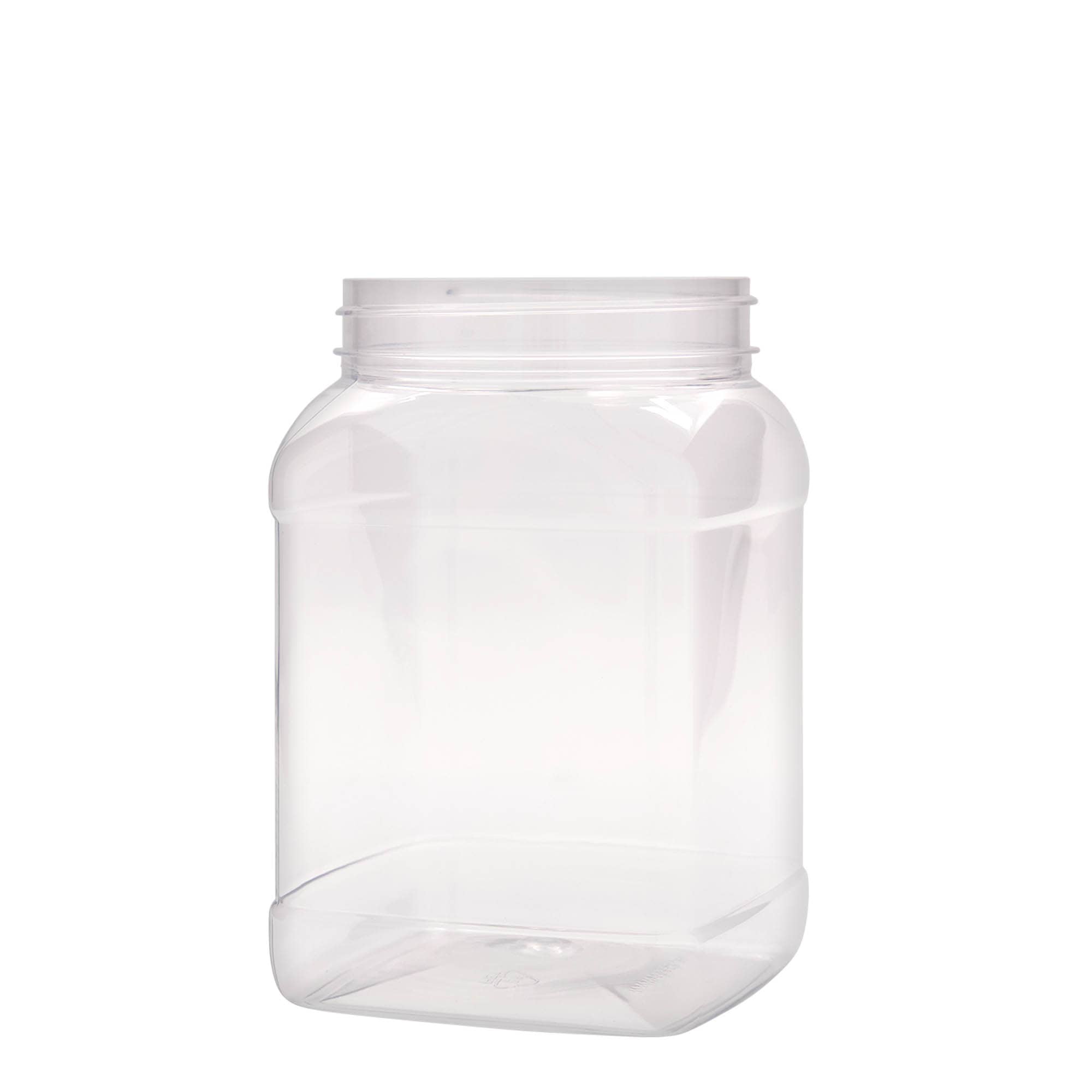 1500 ml PET буркан за съхранение „Dana“, квадратен, пластмасов, затваряне: 100/400 1500 ml PET буркан за съхранение „Dana“, квадратен, пластмасов, затваряне: 100/400