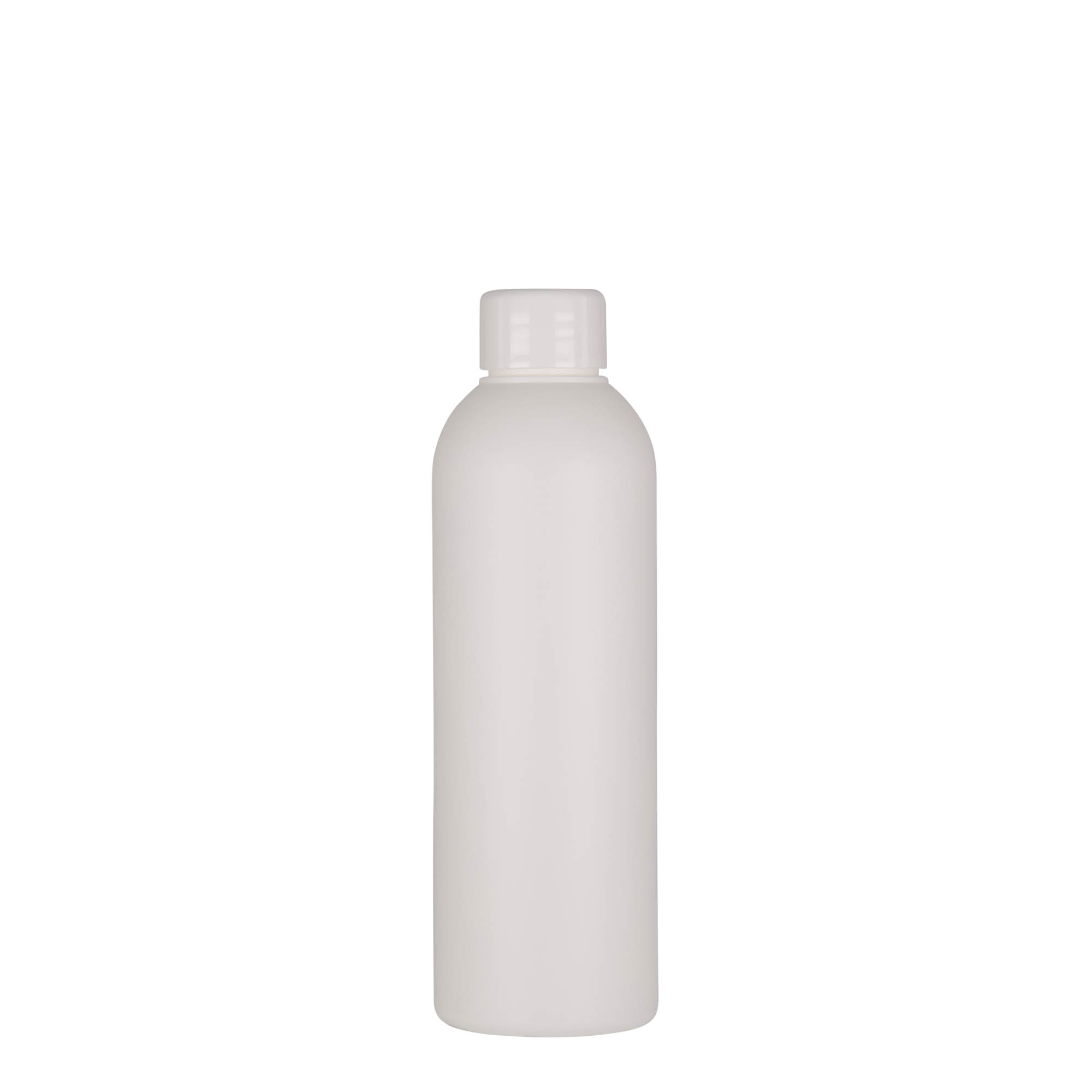 200 мл пластмасова бутилка 'Tuffy', HDPE, бяла, гърло: 24/410