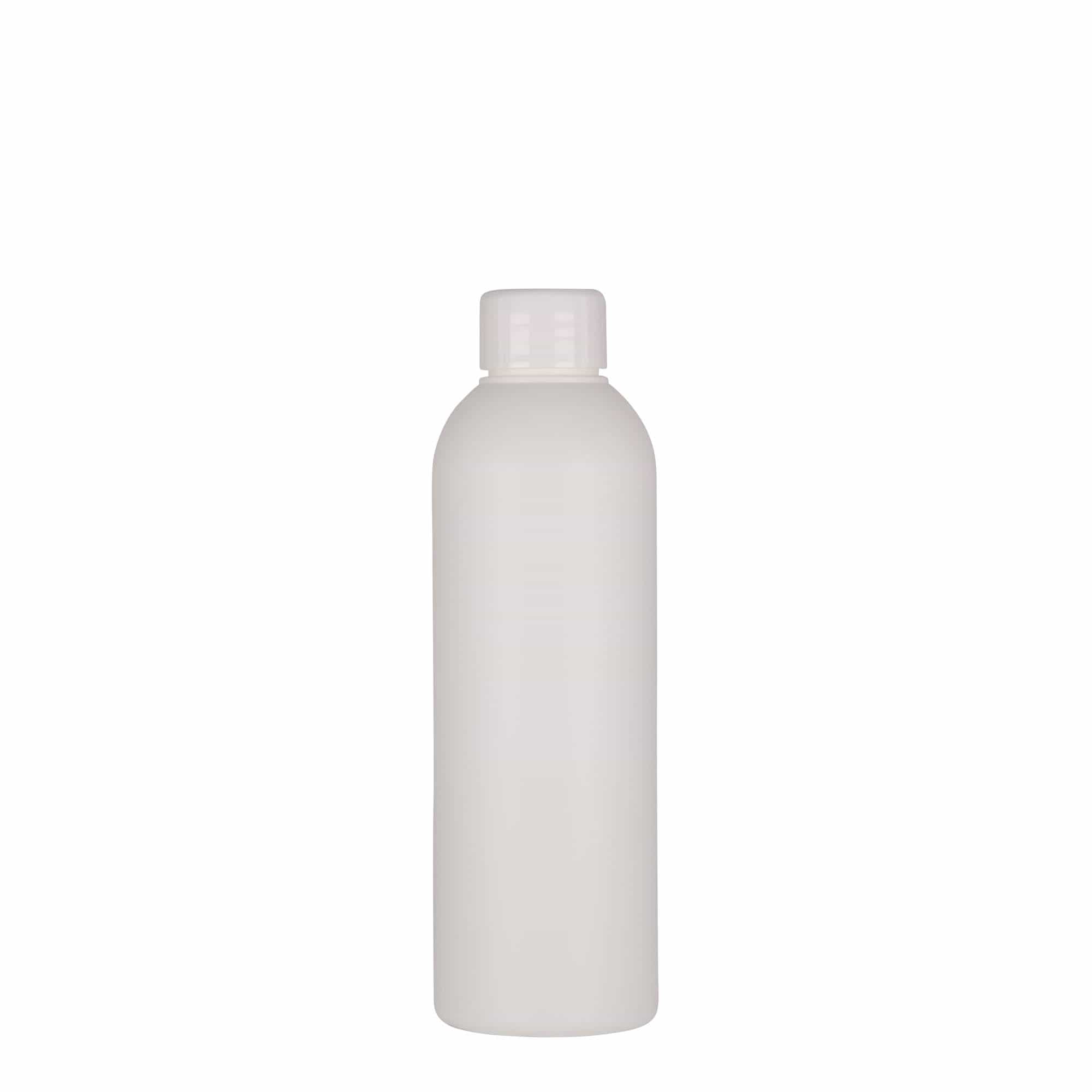 200 мл пластмасова бутилка 'Tuffy', HDPE, бяла, гърло: 24/410