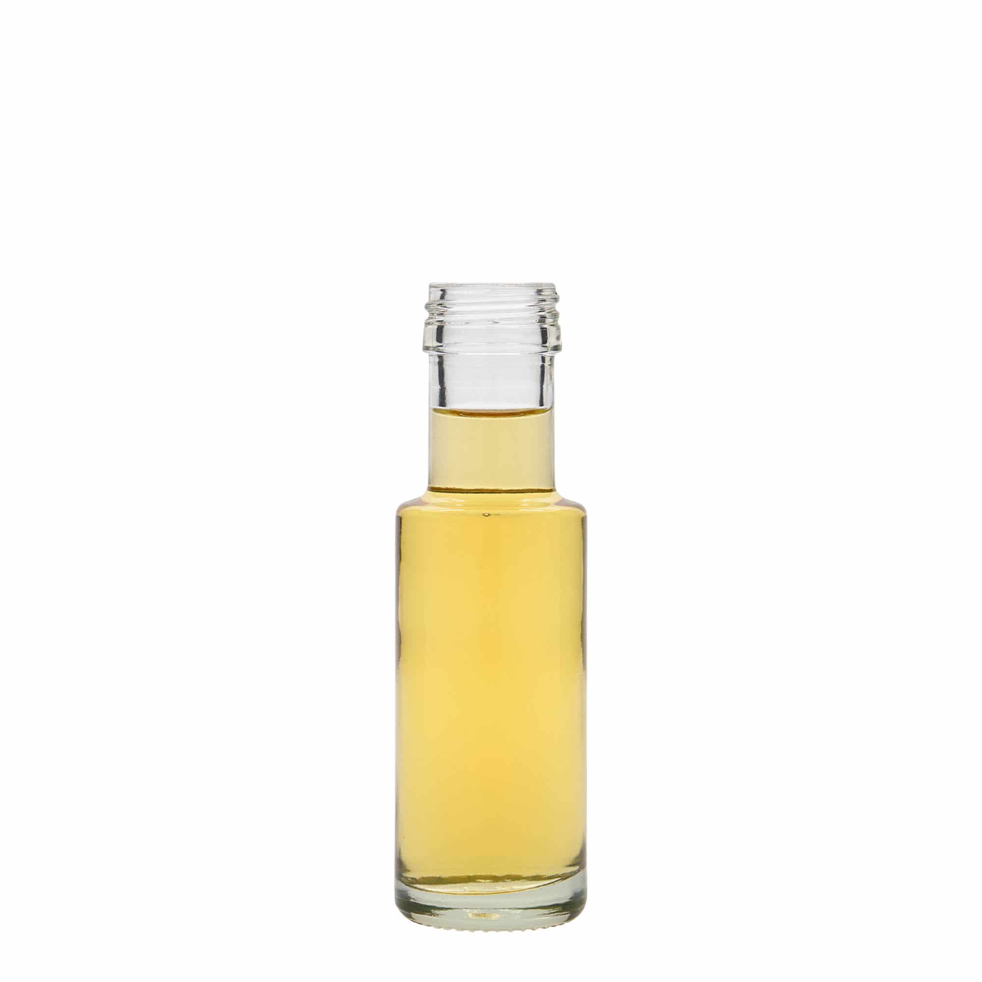 100 ml стъклена бутилка „Dorica“, затваряне: капачка PP 31,5