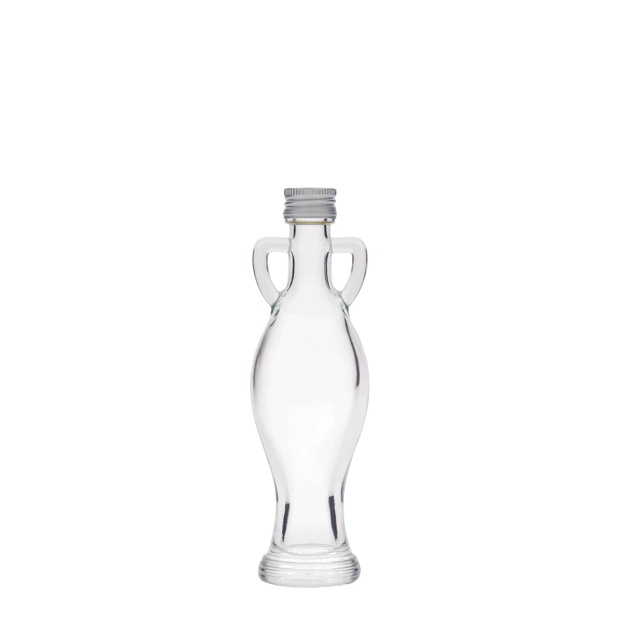 40 ml стъклена бутилка „Амфора“, затваряне: капачка PP 18