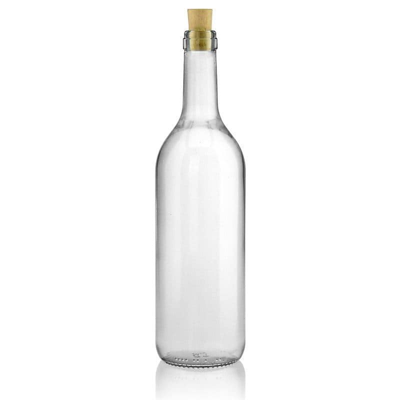 750 ml стъклена бутилка „Бордо“, затваряне: коркова тапа 750 ml стъклена бутилка „Бордо“, затваряне: коркова тапа