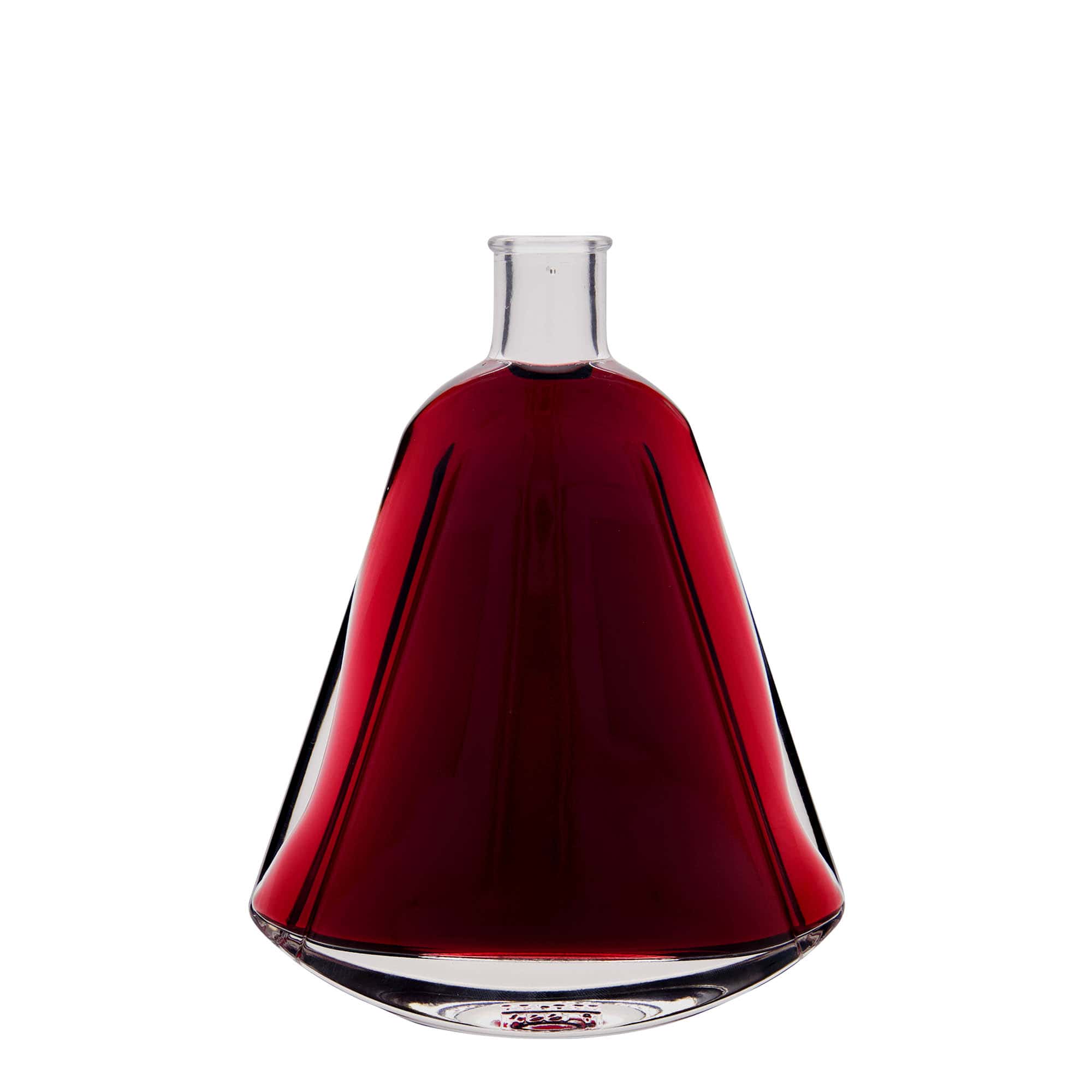 350 ml стъклена бутилка „Maurizio“, овална, затваряне: коркова тапа