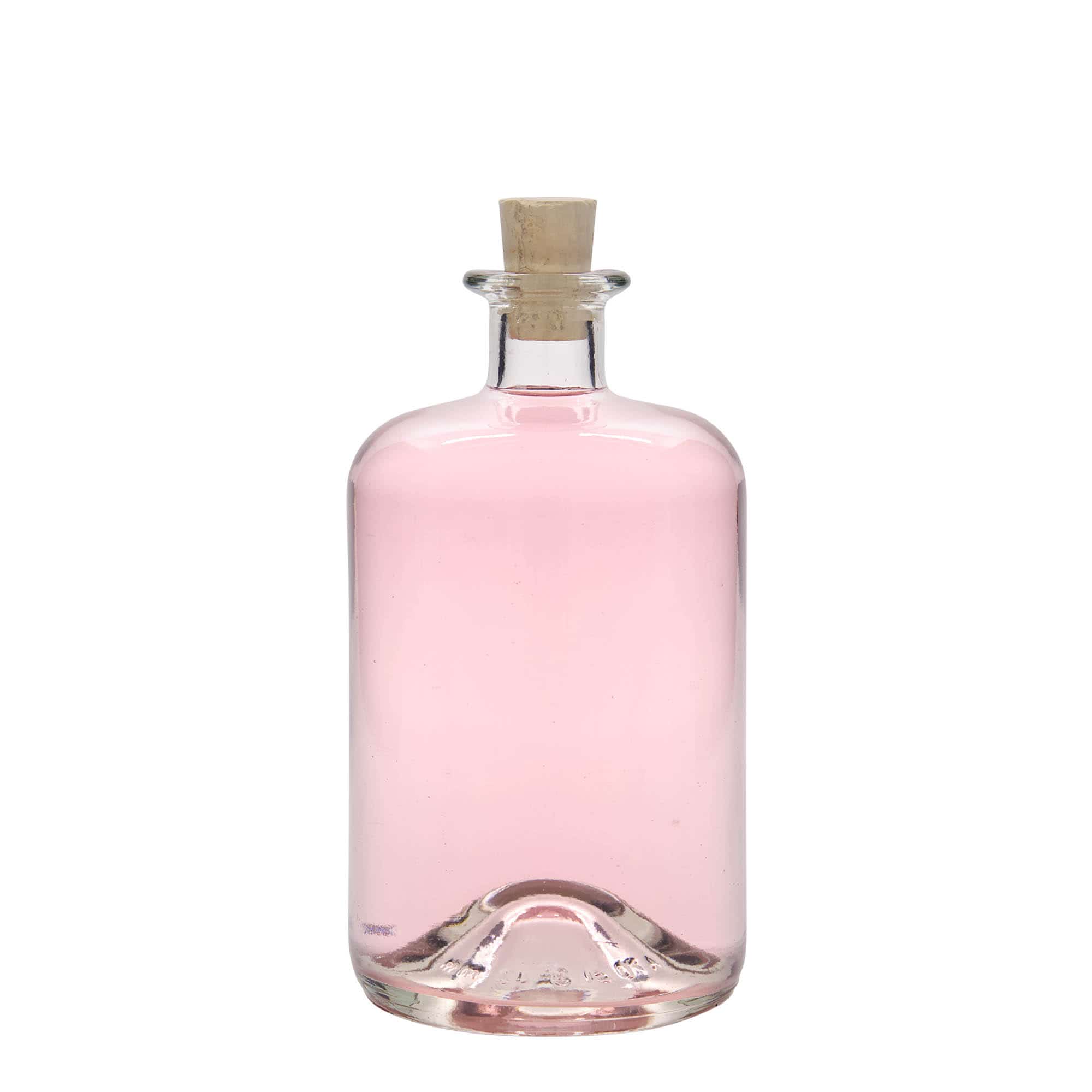 700 ml стъклена аптекарска бутилка, затваряне: коркова тапа