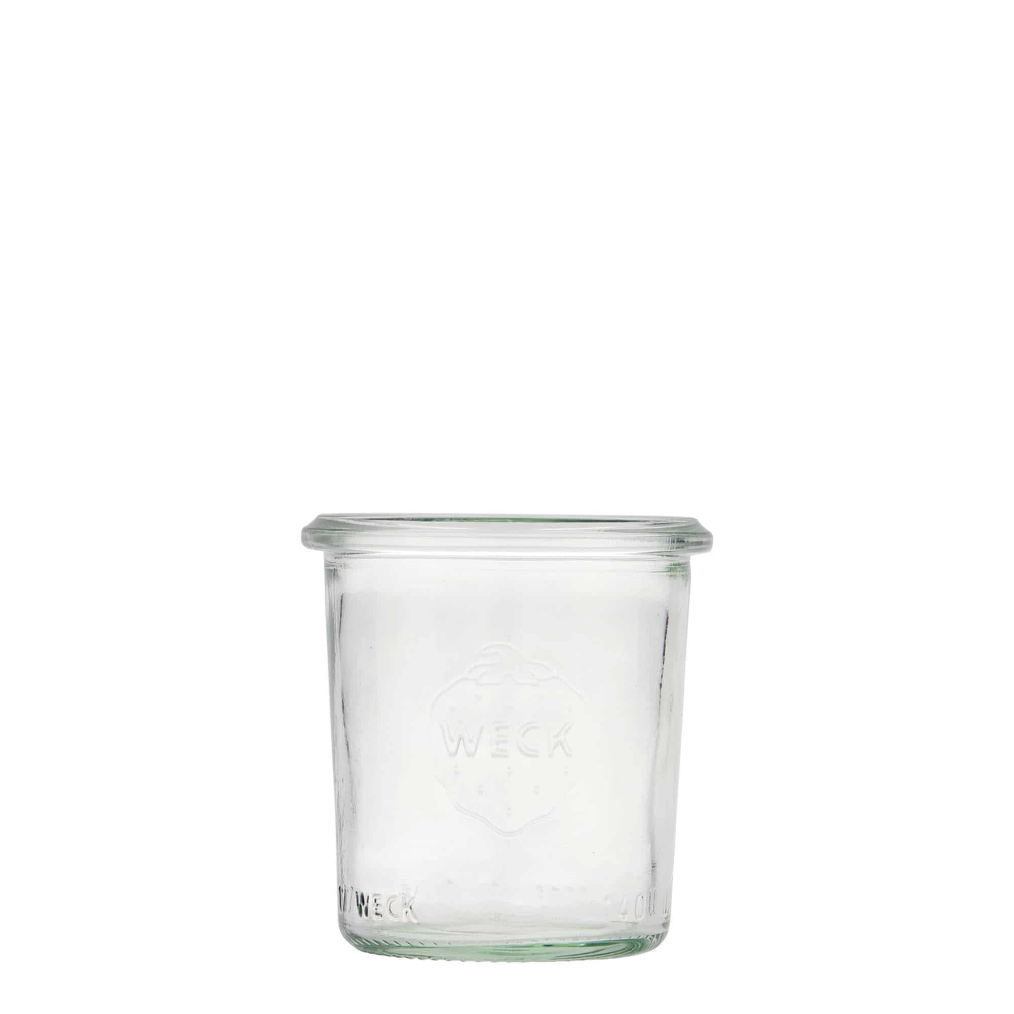 140 ml буркан с широк отвор WECK, затваряне: заоблен ръб