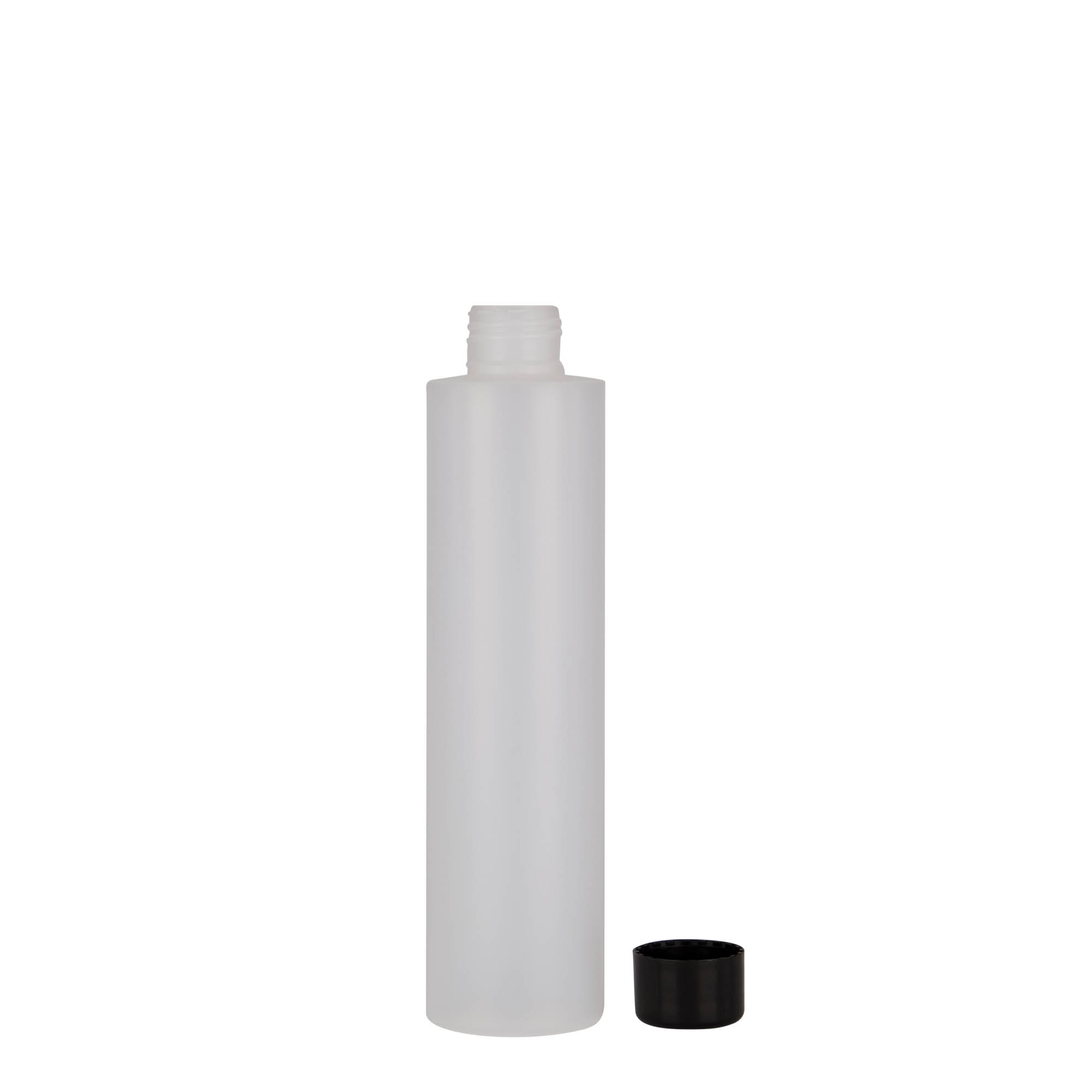 200 мл пластмасова бутилка „Pipe“, HDPE, натурална, гърло: 24/410