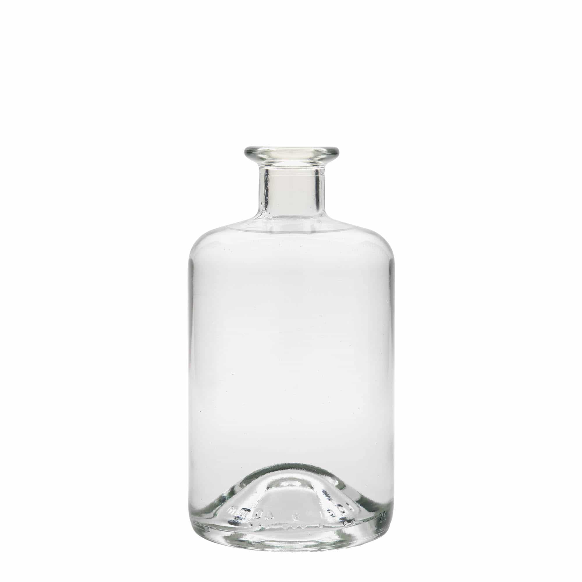 500 ml стъклена аптекарска бутилка, затваряне: коркова тапа