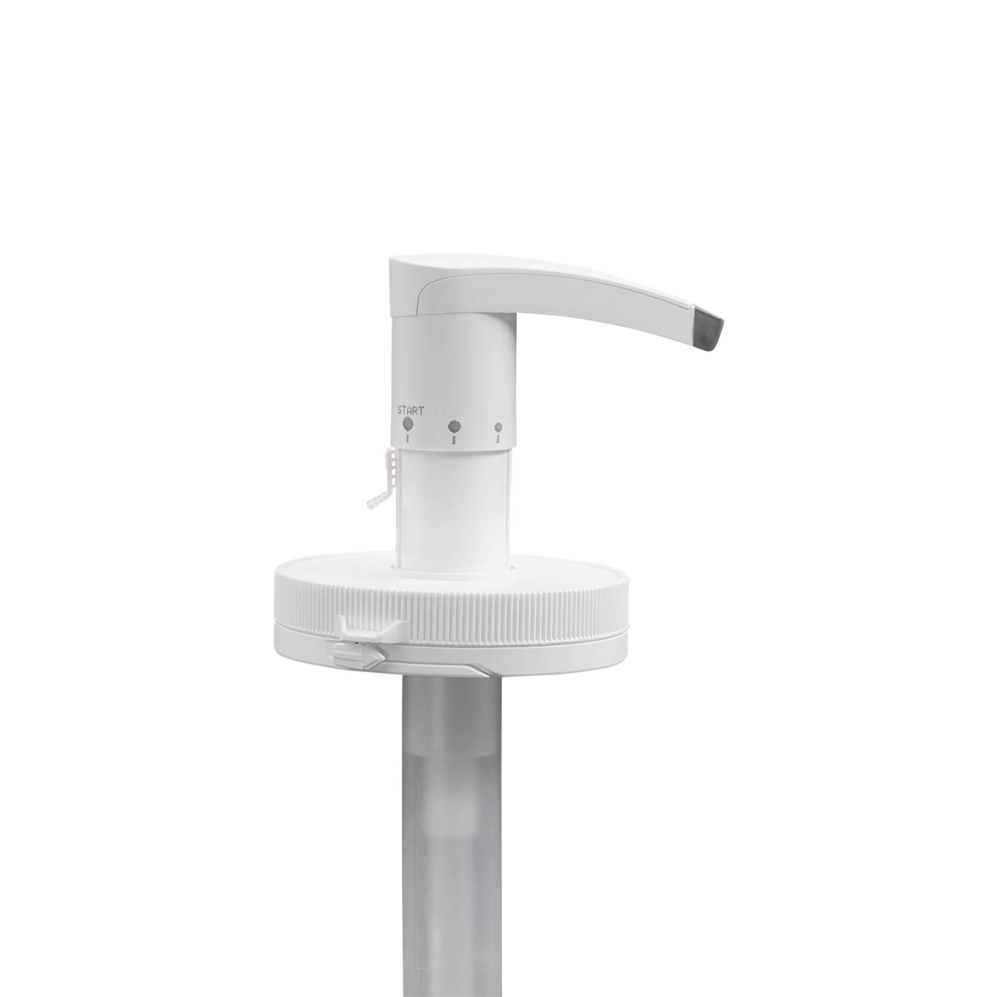 Дозираща помпа за 655 мл „Securibox“, PE-пластмаса, бяла, за отвор: винтова капачка