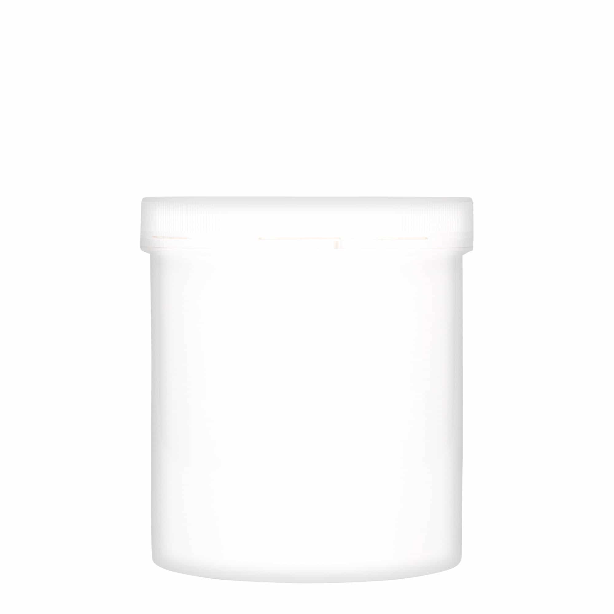 1000 ml пластмасова кутия „Securilock“, PP, бяла, затваряне: винтова капачка