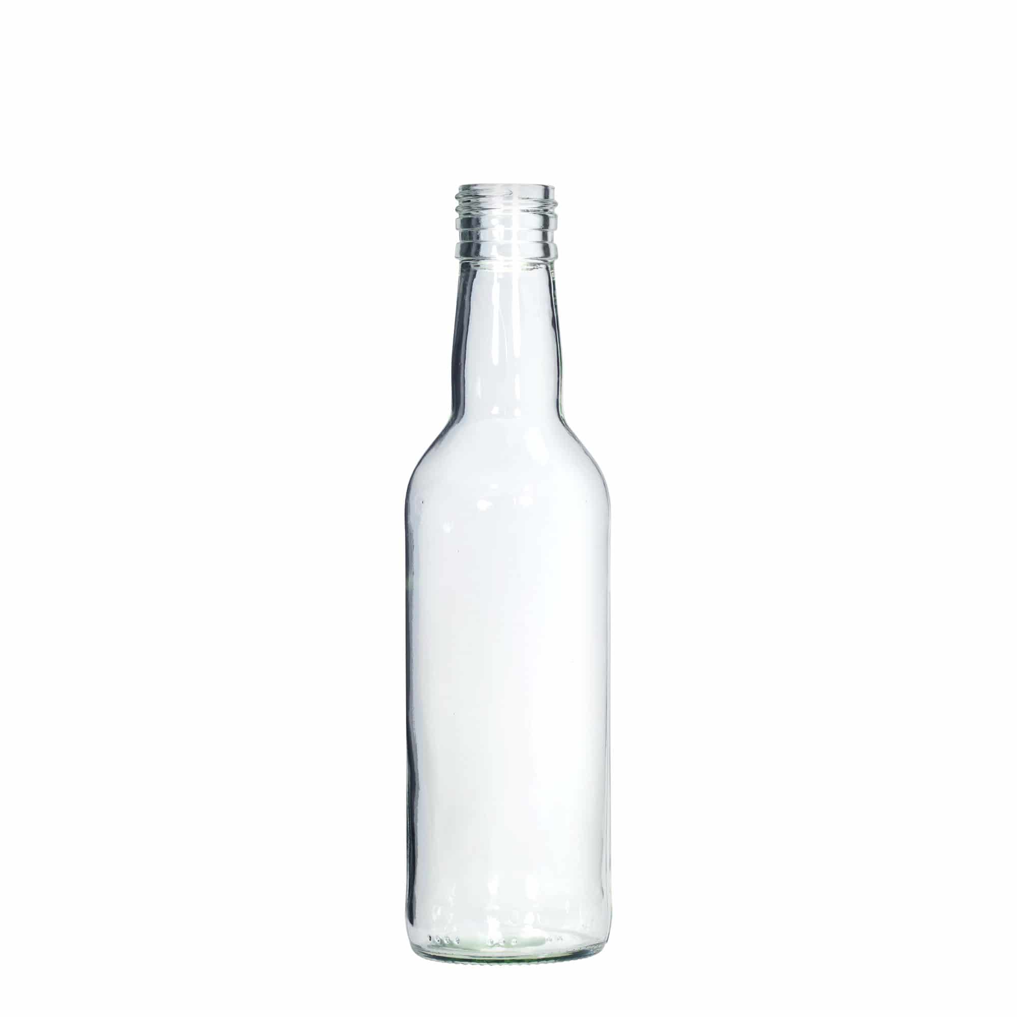 350 ml универсална бутилка, стъклена, затваряне: капачка PP 31,5 350 ml универсална бутилка, стъклена, затваряне: капачка PP 31,5