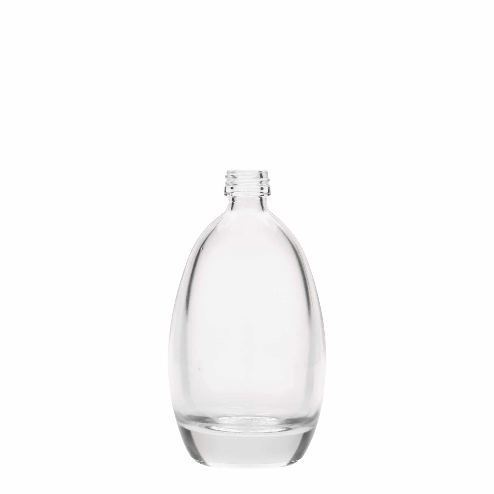 100 ml стъклена бутилка „Яйце“, затваряне: капачка PP 18 100 ml стъклена бутилка „Яйце“, затваряне: капачка PP 18