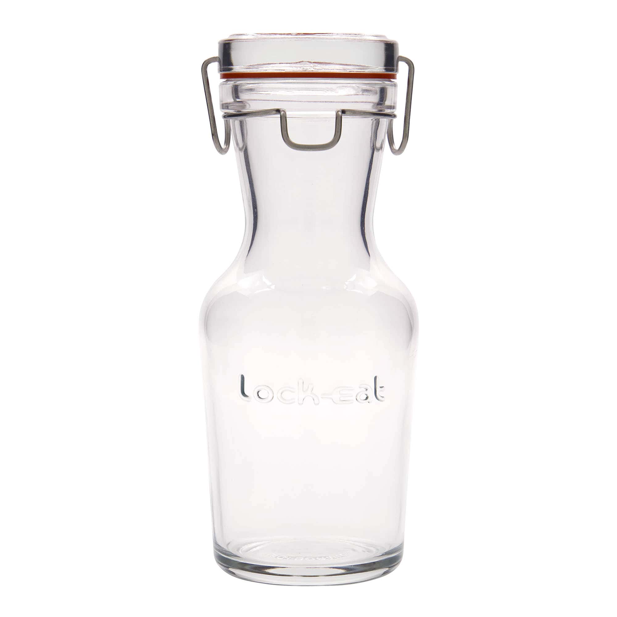 500 ml стъклена гарафа „Lock-Eat“, затваряне: капак с клипс