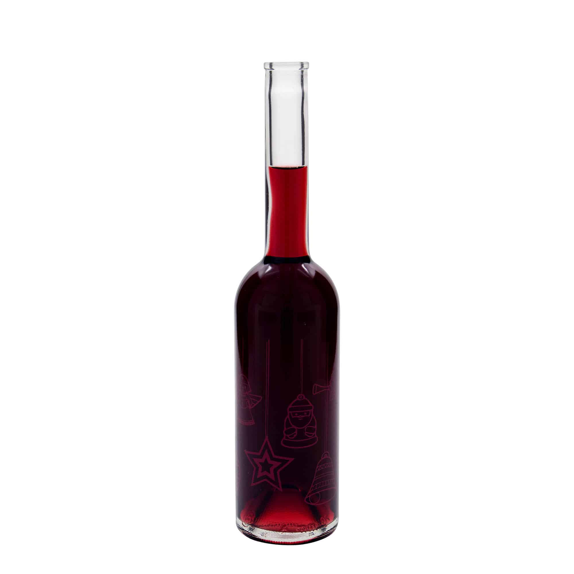 500 ml стъклена бутилка „Опера“, мотив: звезди, затваряне: коркова тапа