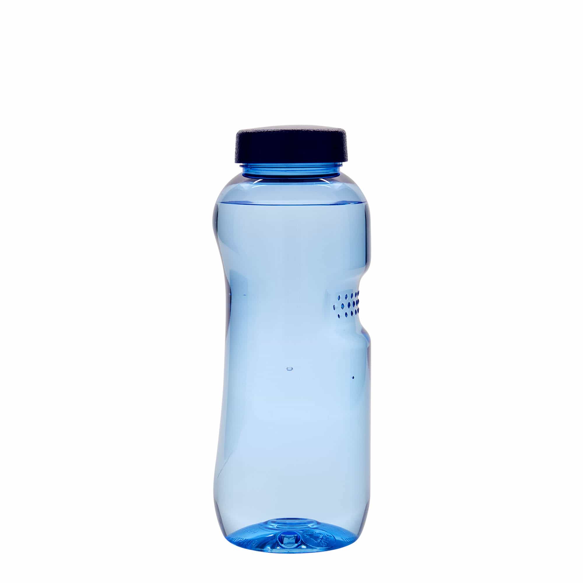 500 ml PET бутилка за вода и напитки „Kavodrink“, пластмасова, синя