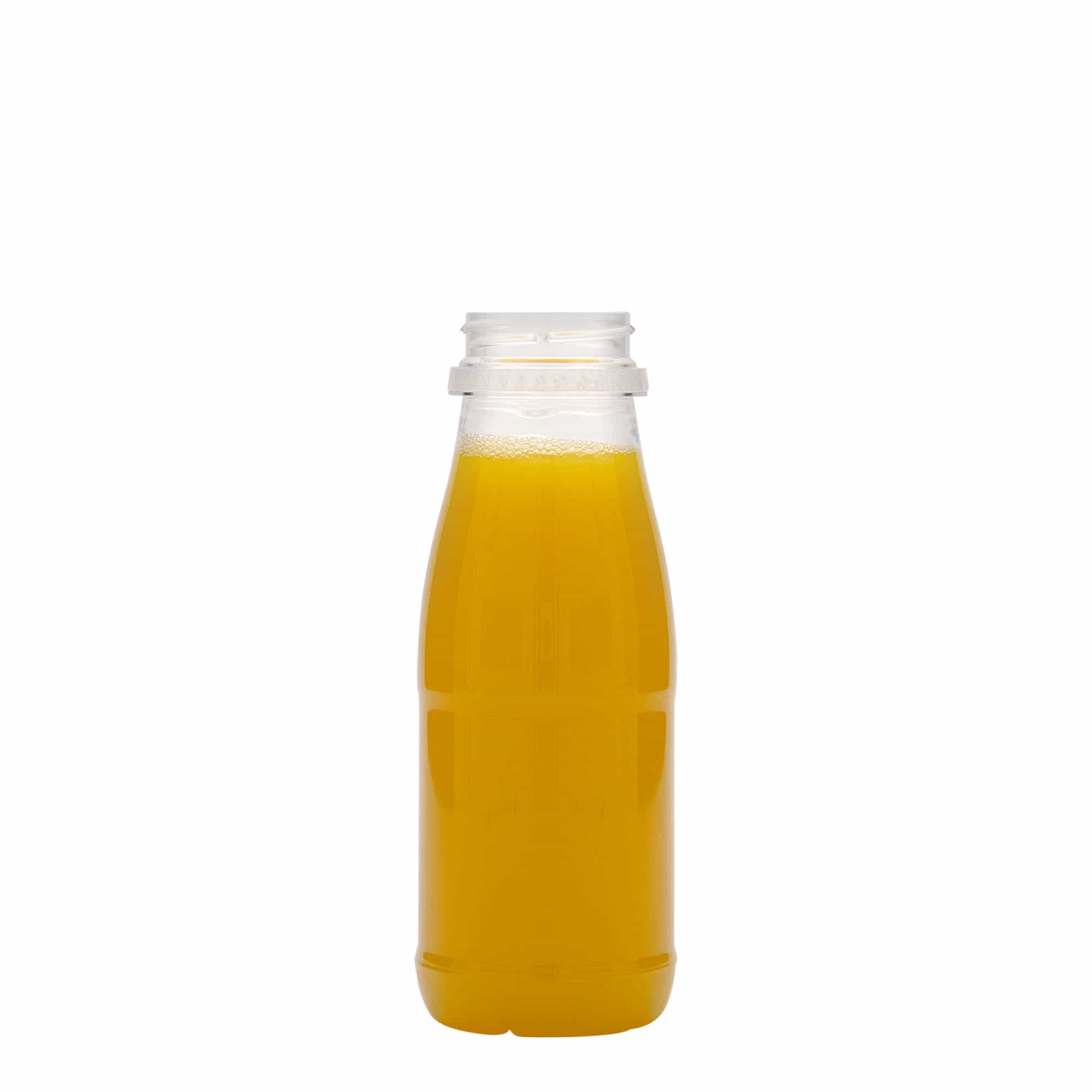 250 ml PET бутилка „Мляко и сок“, пластмасова, затваряне: 38 mm
