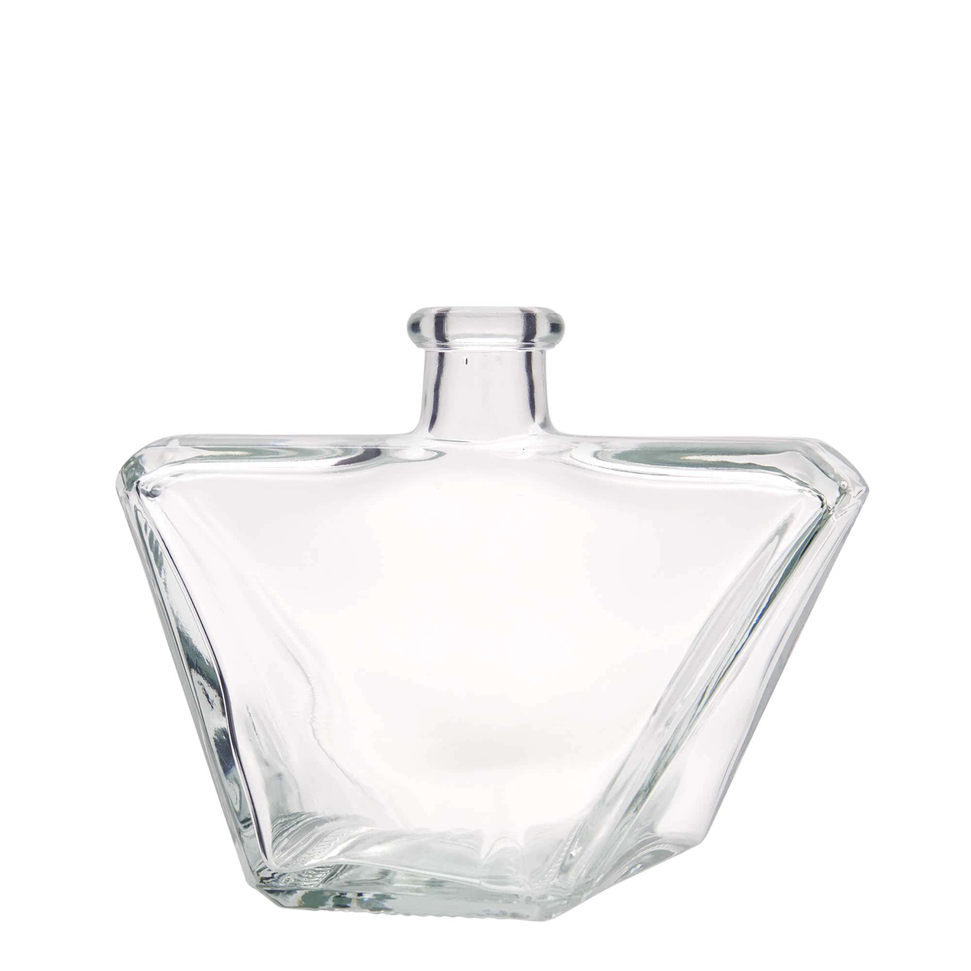 500 ml стъклена бутилка „Charly“, правоъгълна, затваряне: коркова тапа