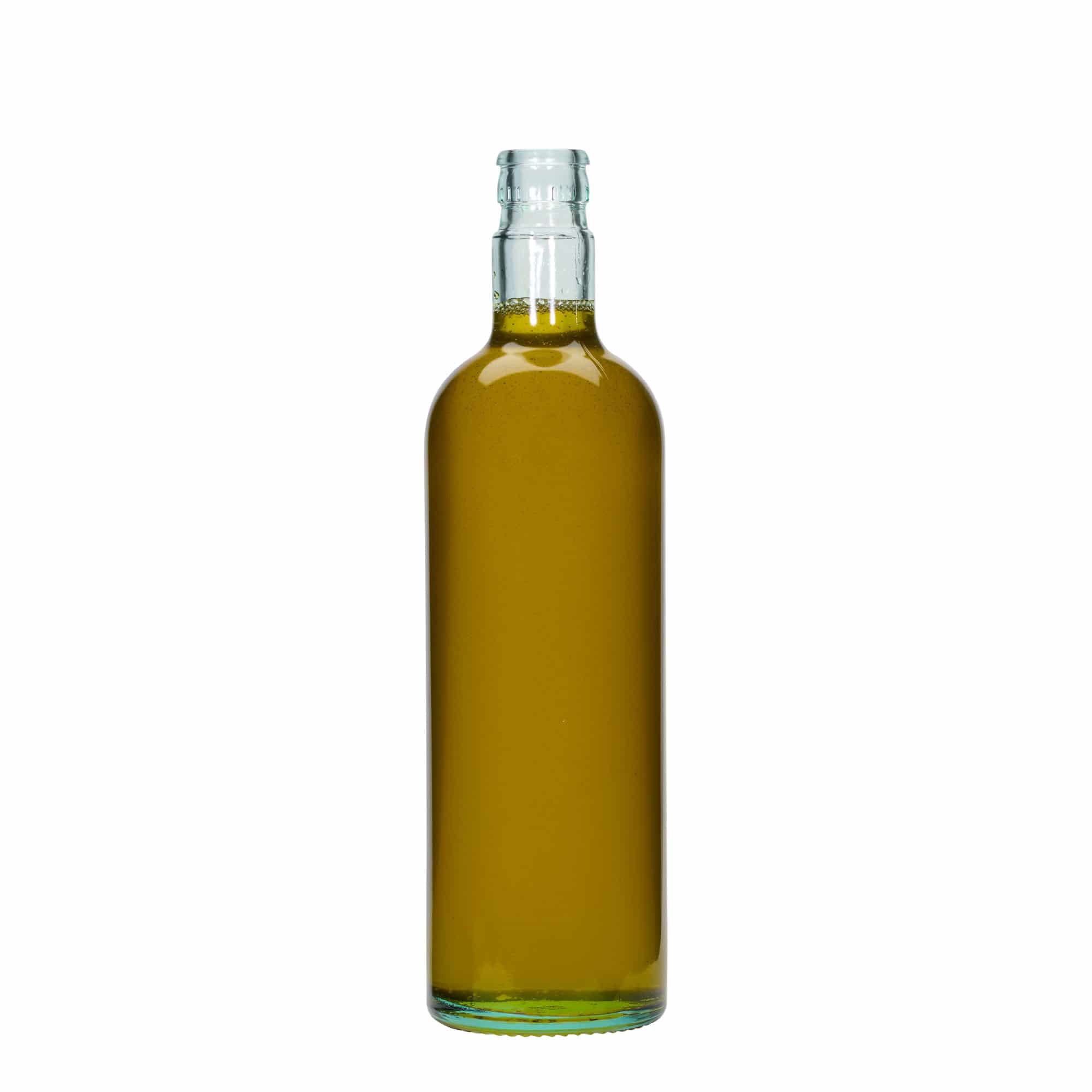 750 ml бутилка за оцет/олио „Willy New“, стъклена, светлозелена, затваряне: без възможност за повторно пълнене