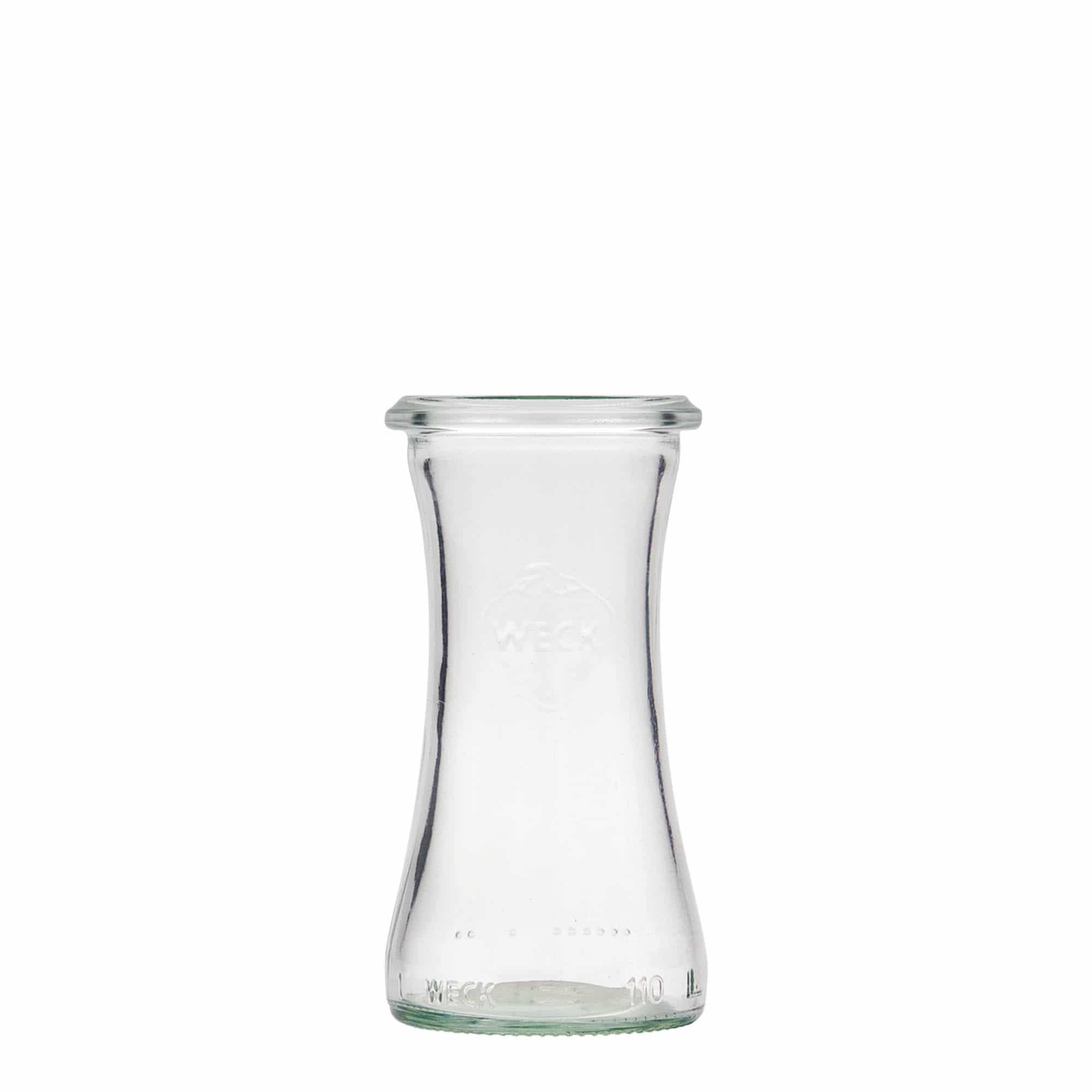 110 ml буркан за деликатеси WECK, затваряне: заоблен ръб