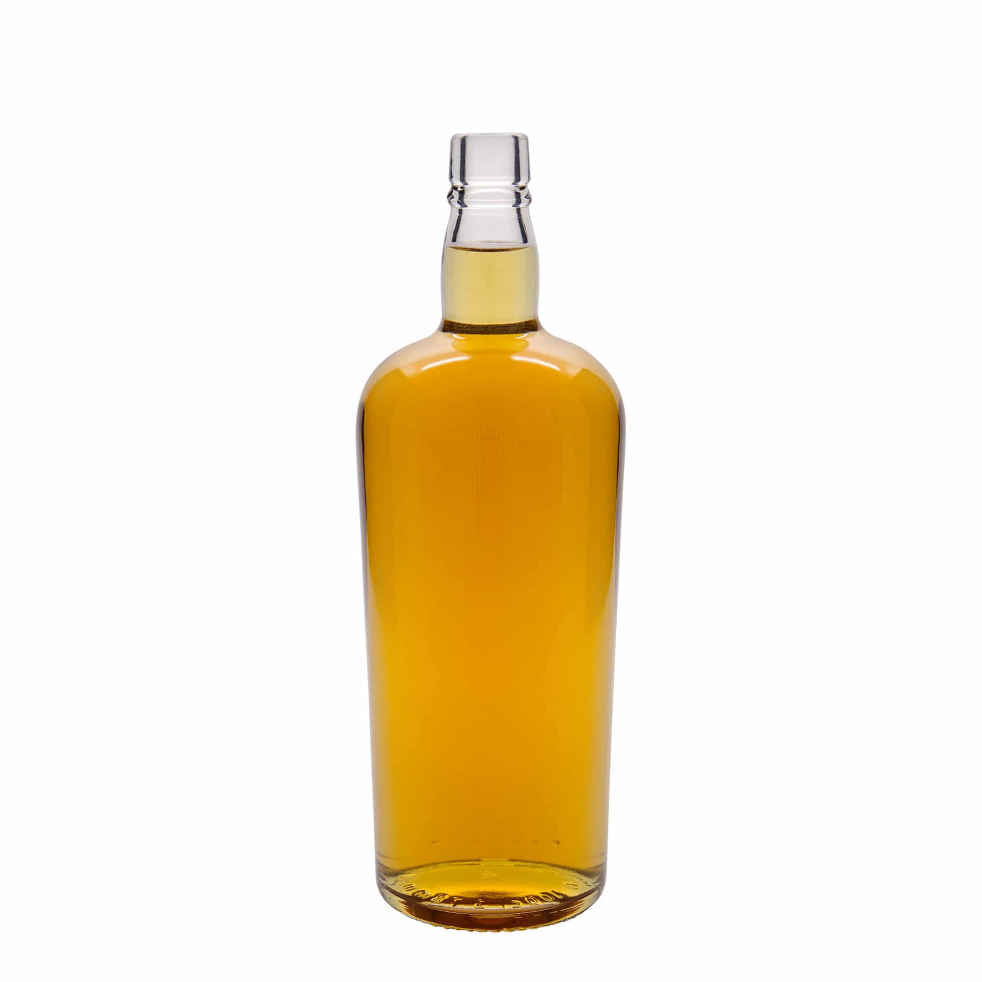 1000 ml стъклена бутилка „Единбург“, затваряне: коркова тапа
