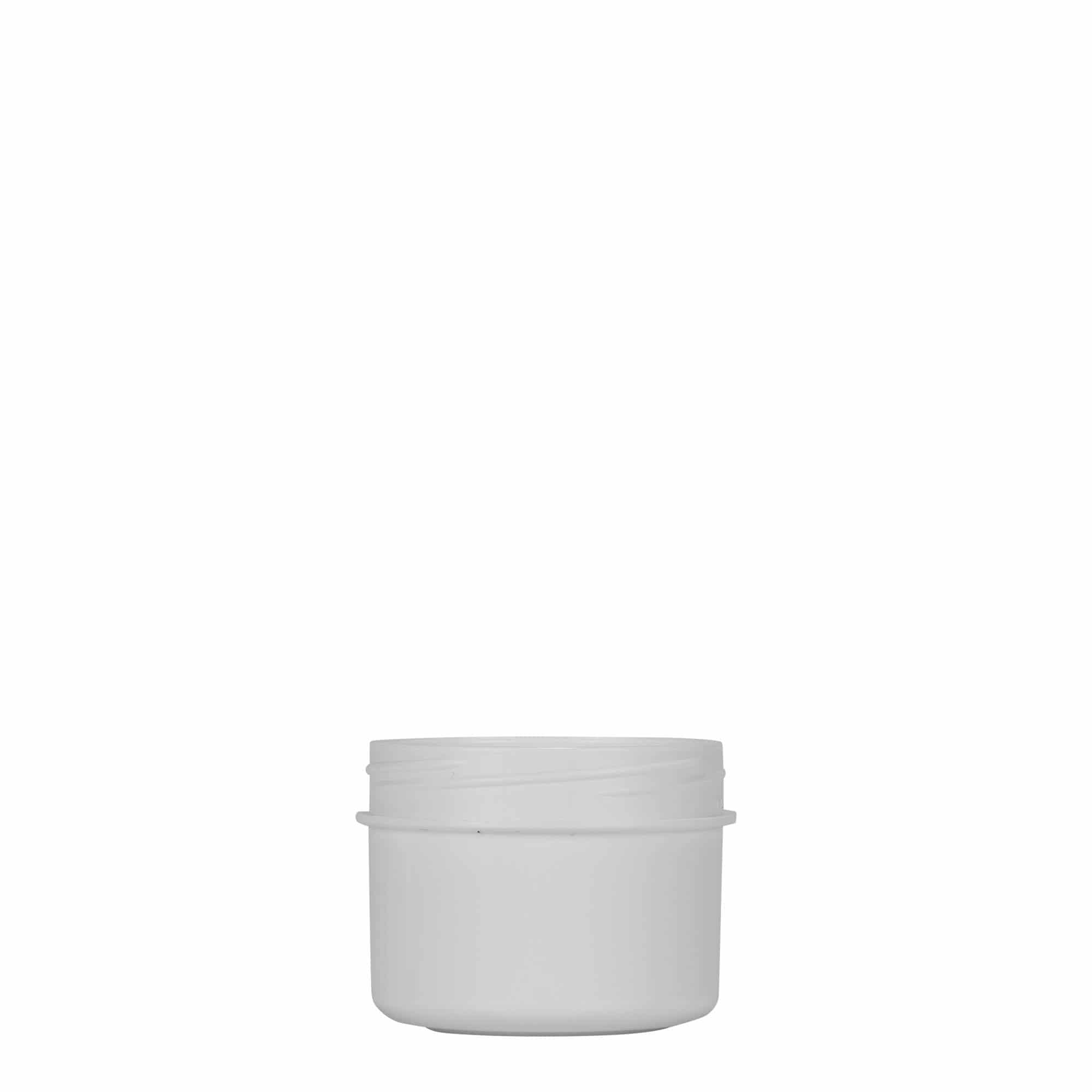 35 ml пластмасова кутия „White Line“, PP, бяла, затваряне: винтова капачка