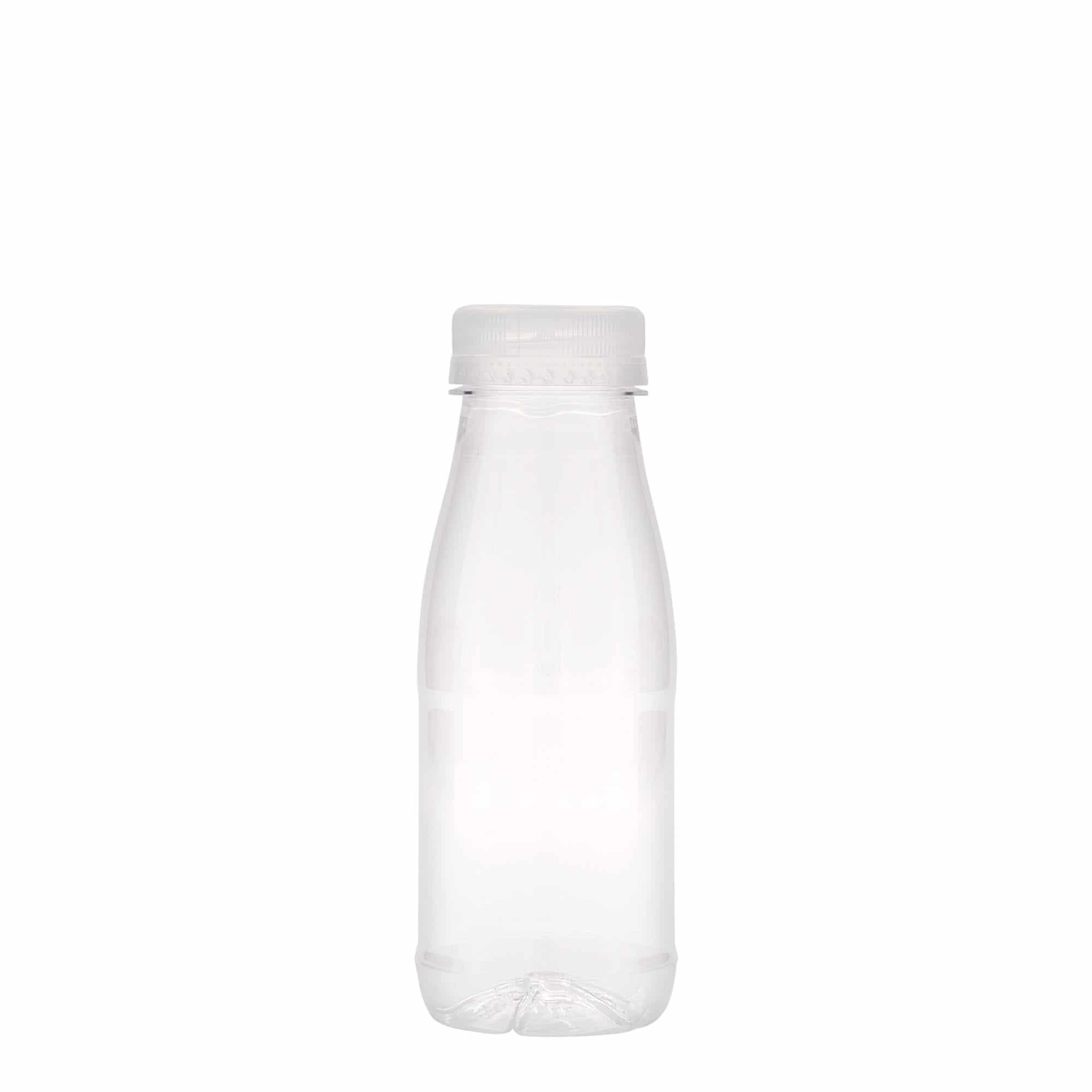 250 ml PET бутилка „Мляко и сок“, пластмасова, затваряне: 38 mm