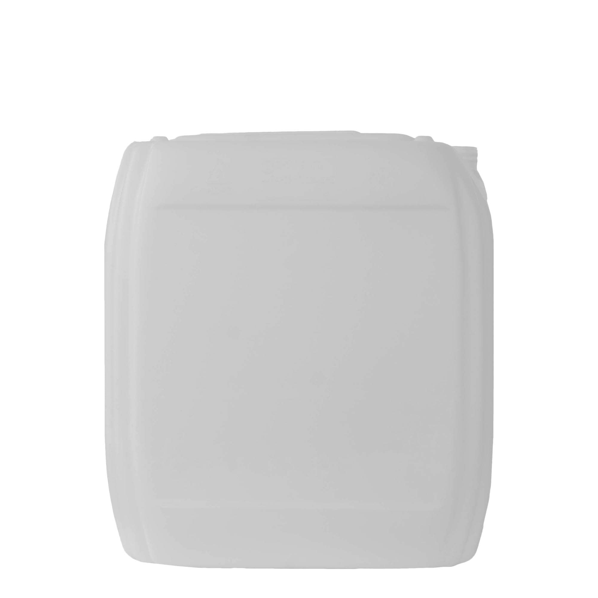 25 l бидон, правоъгълен, HDPE пластмаса, естествен цвят, затваряне: ND 60 25 l бидон, правоъгълен, HDPE пластмаса, естествен цвят, затваряне: ND 60