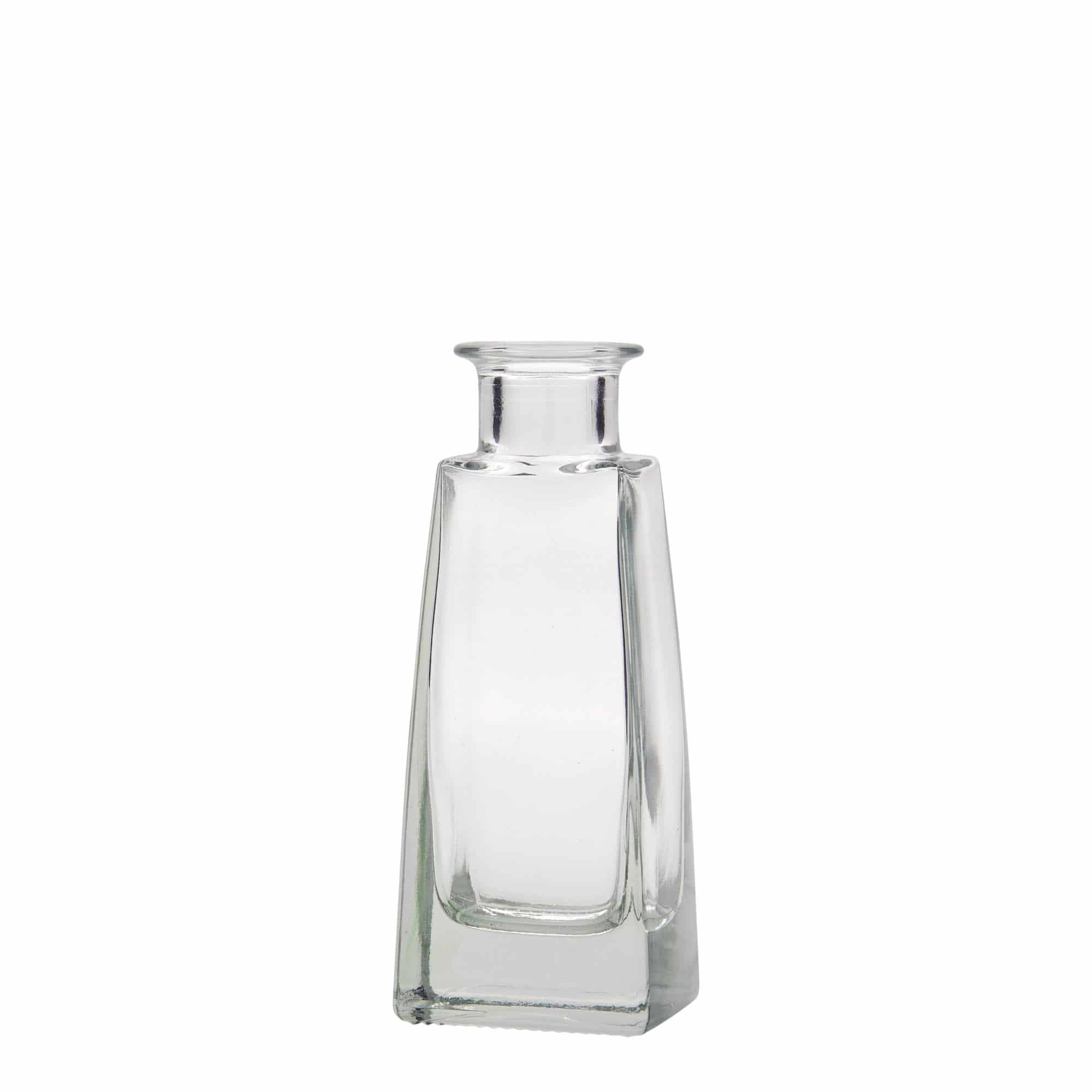 100 ml стъклена бутилка „Timmy“, правоъгълна, затваряне: коркова тапа