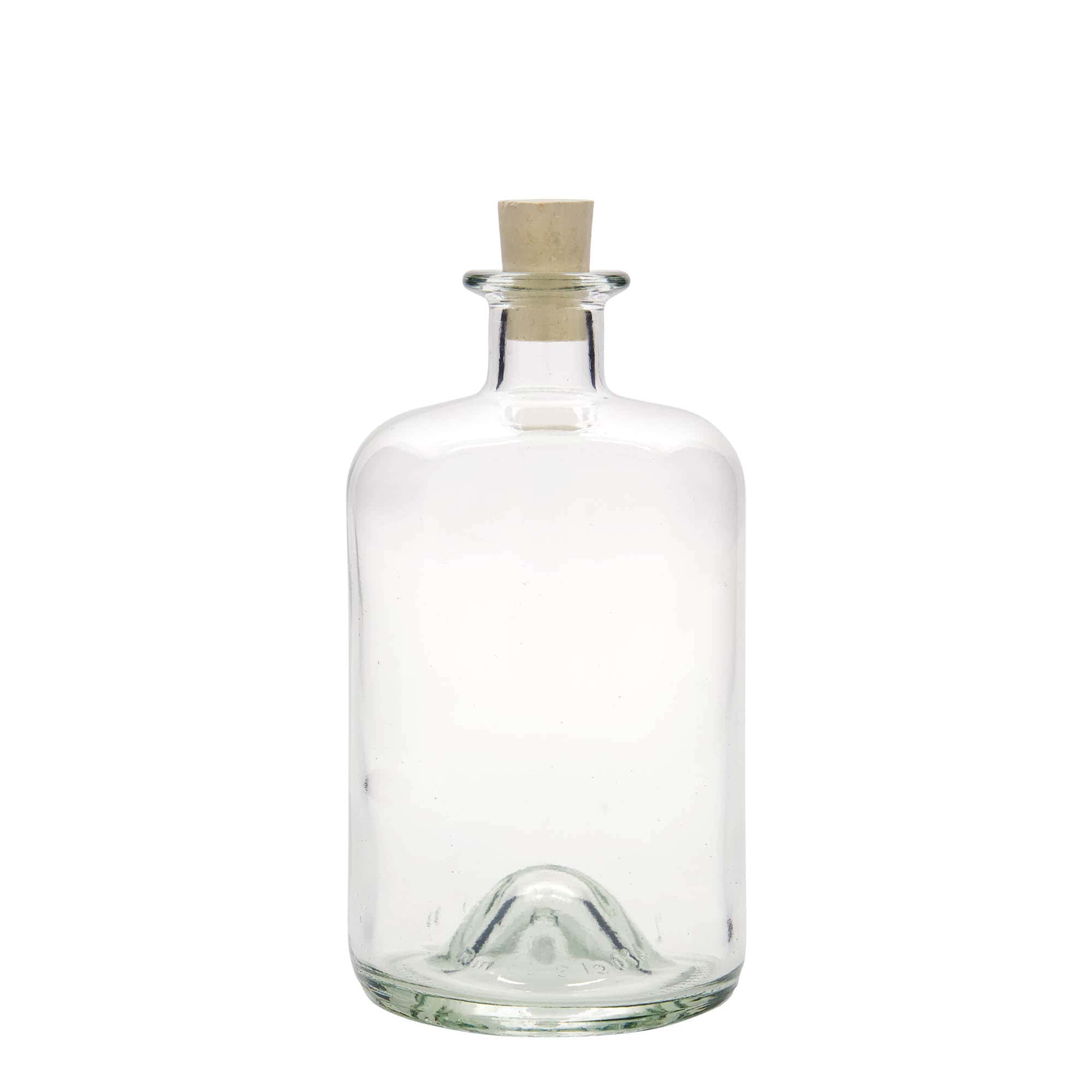 700 ml стъклена аптекарска бутилка, затваряне: коркова тапа