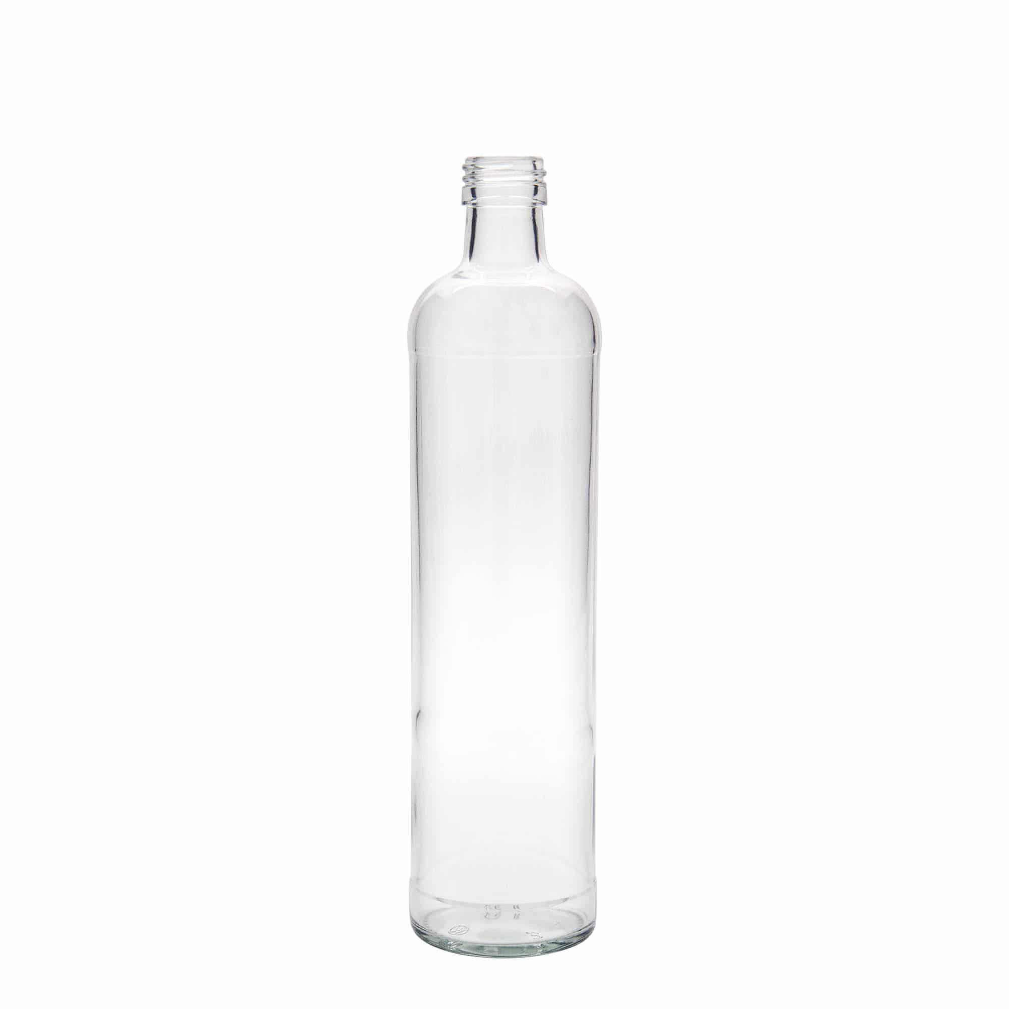 500 ml висока бутилка с късо гърло, стъклена, затваряне: капачка PP 28 500 ml висока бутилка с късо гърло, стъклена, затваряне: капачка PP 28
