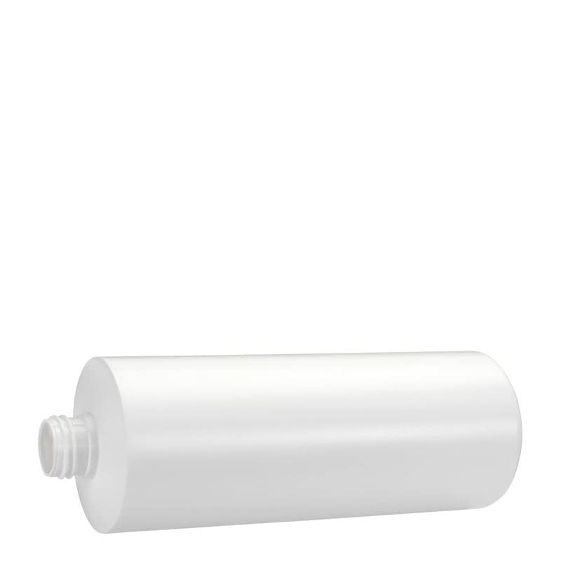 500 ml пластмасова бутилка „Pipe“, екологична HDPE, бяла, затваряне: винтова капачка GPI 24/410