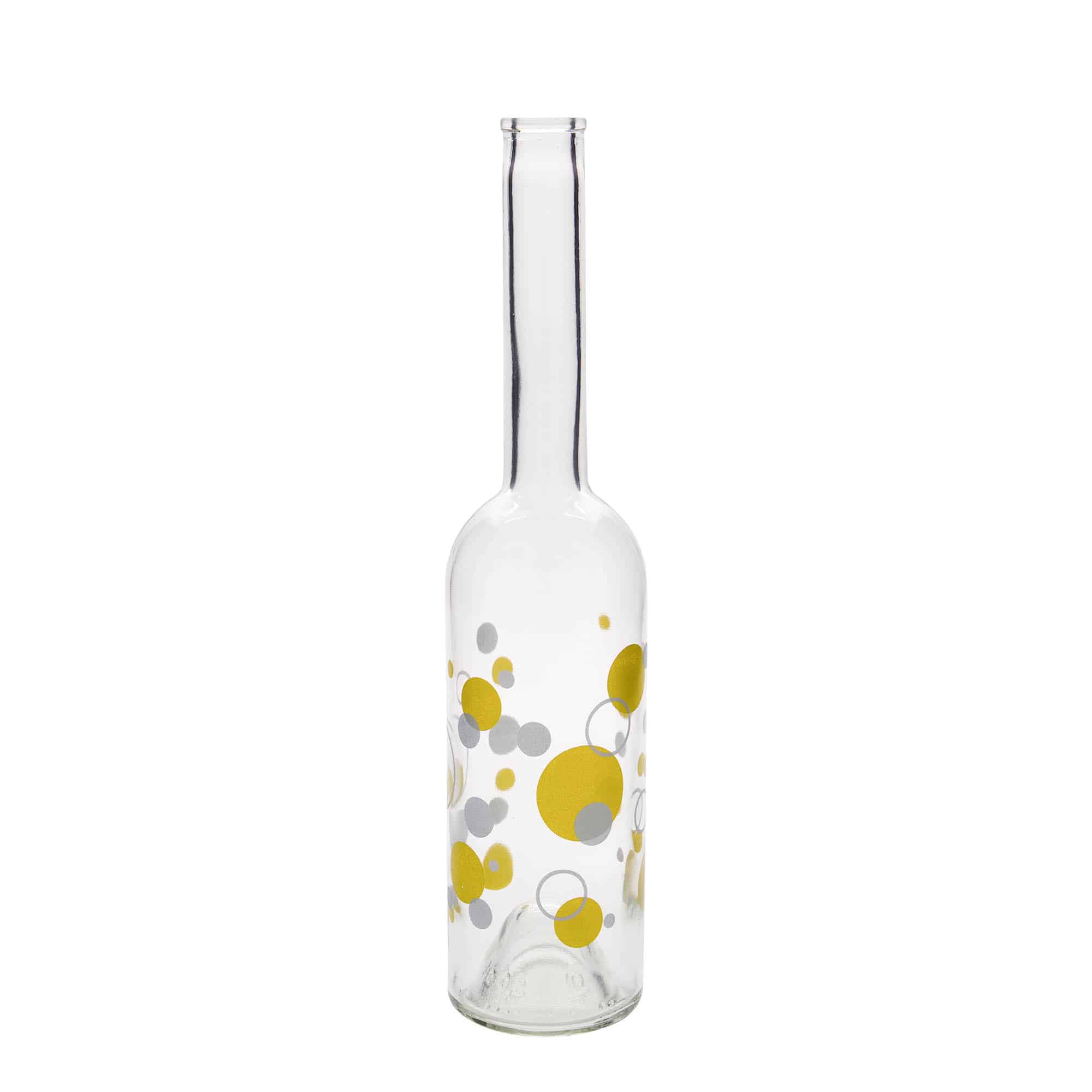 500 ml стъклена бутилка „Опера“, мотив: точки, затваряне: коркова тапа 500 ml стъклена бутилка „Опера“, мотив: точки, затваряне: коркова тапа