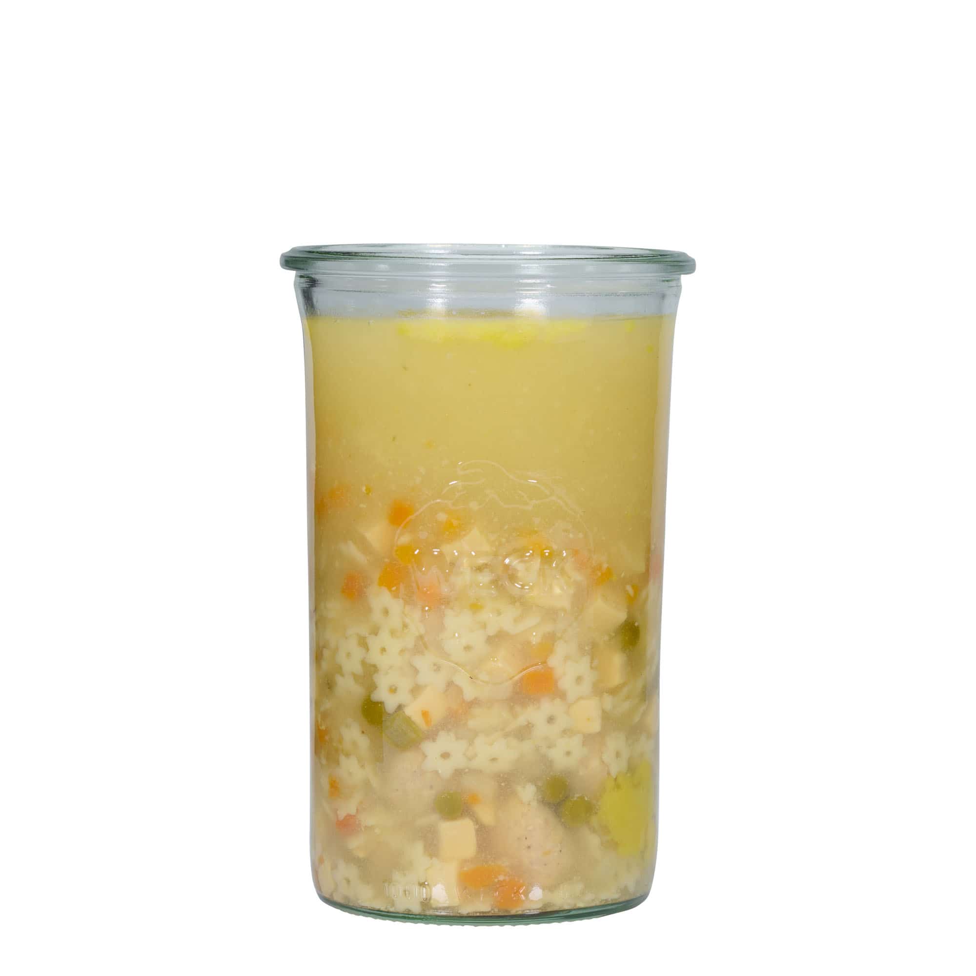 1000 ml буркан с широк отвор WECK, затваряне: заоблен ръб