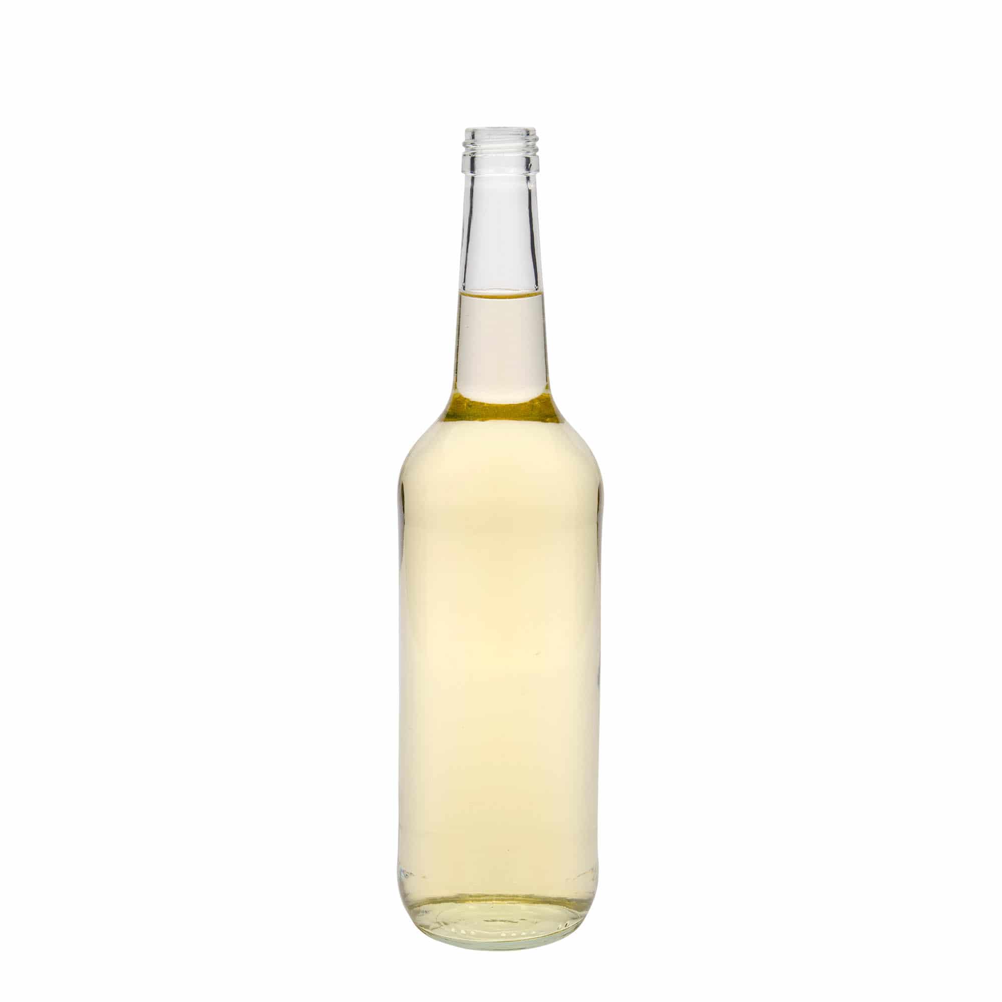 700 ml стъклена бутилка с право гърло, затваряне: капачка PP 28