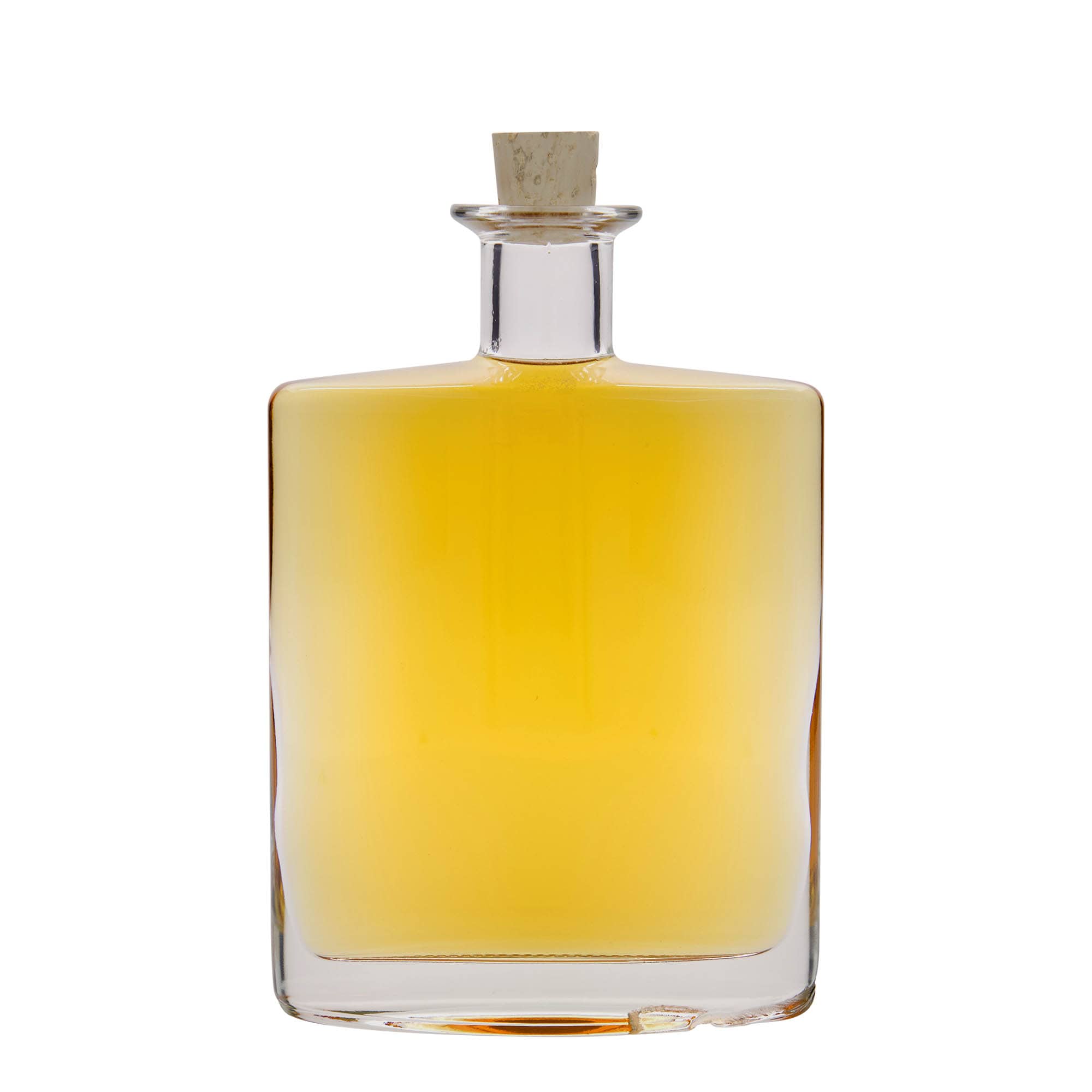 700 ml стъклена бутилка „Zorbas“, овална, затваряне: коркова тапа