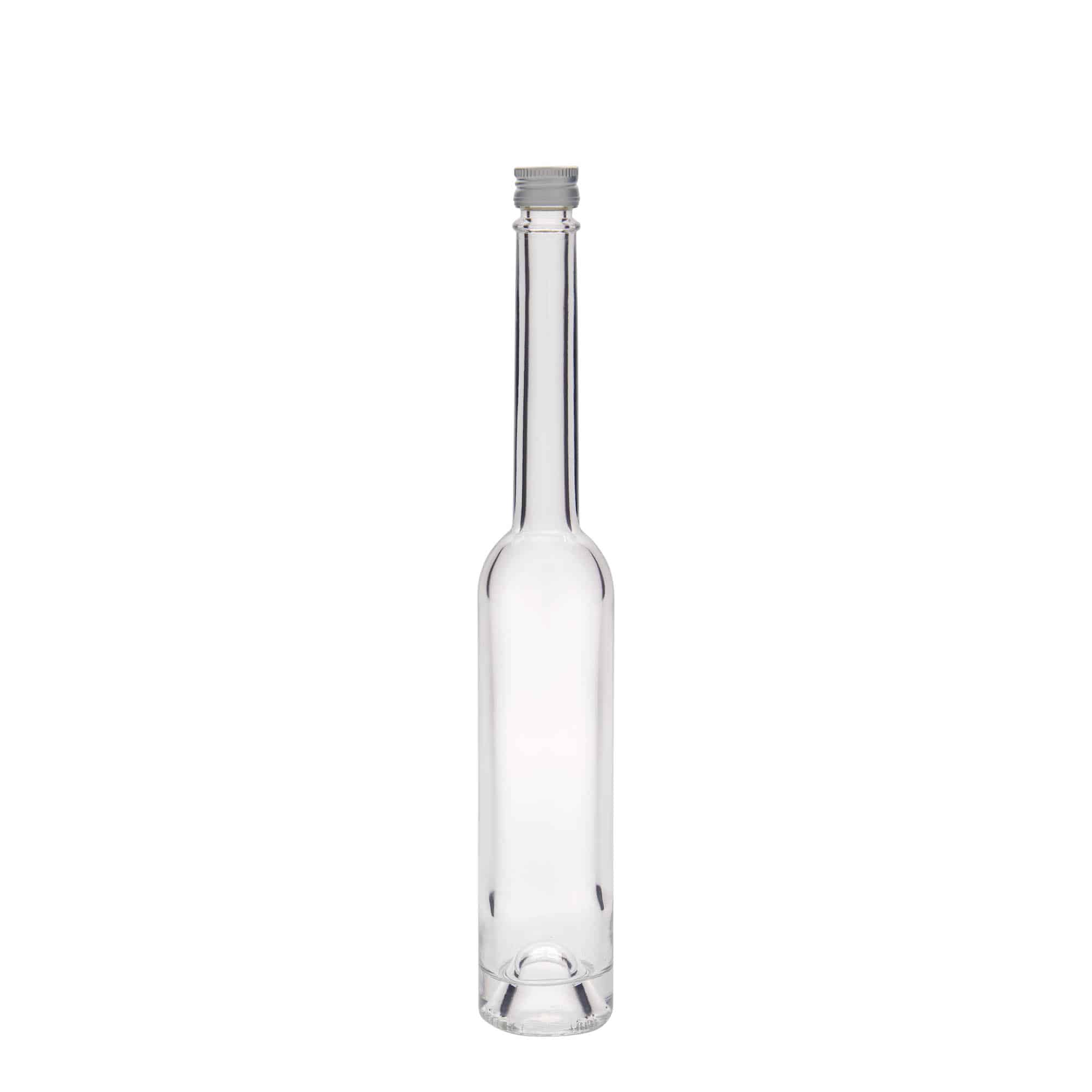 100 ml стъклена бутилка „Платина“, затваряне: капачка PP 18