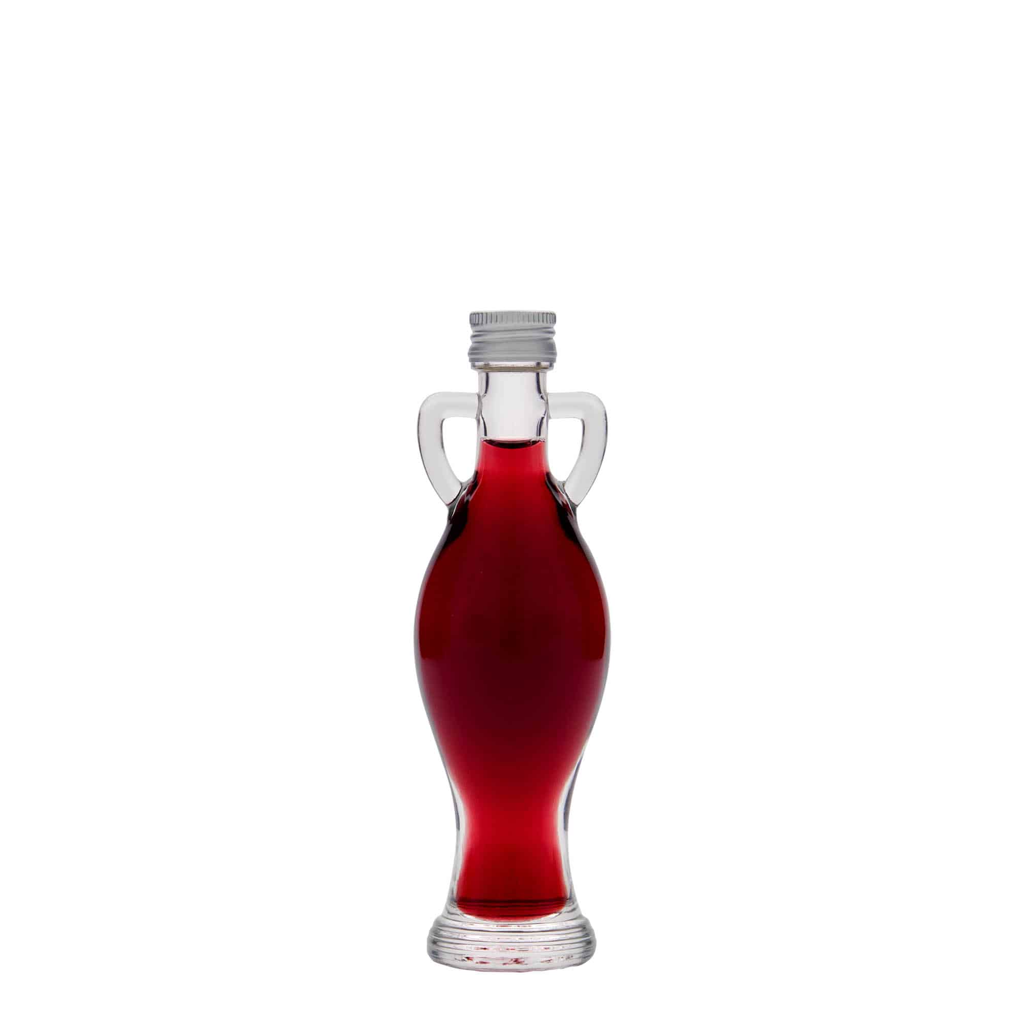 40 ml стъклена бутилка „Амфора“, затваряне: капачка PP 18
