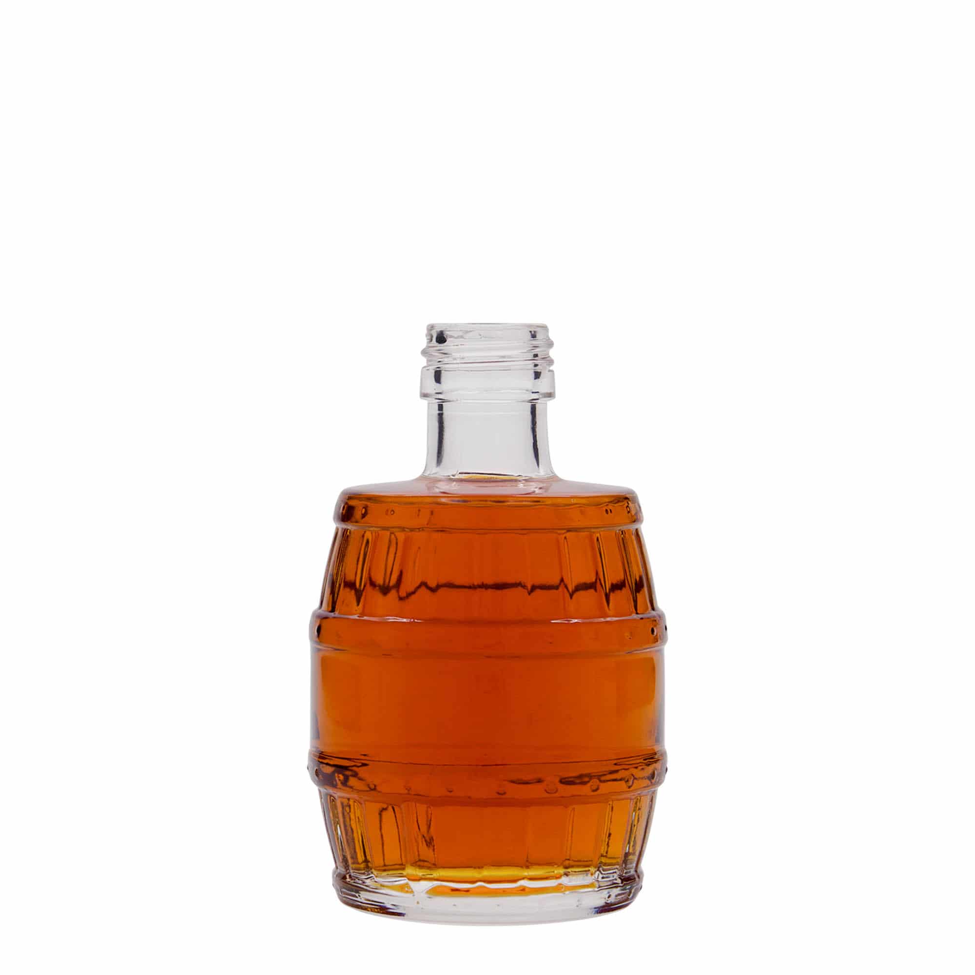 200 ml стъклена бутилка „Fass“, затваряне: капачка PP 28