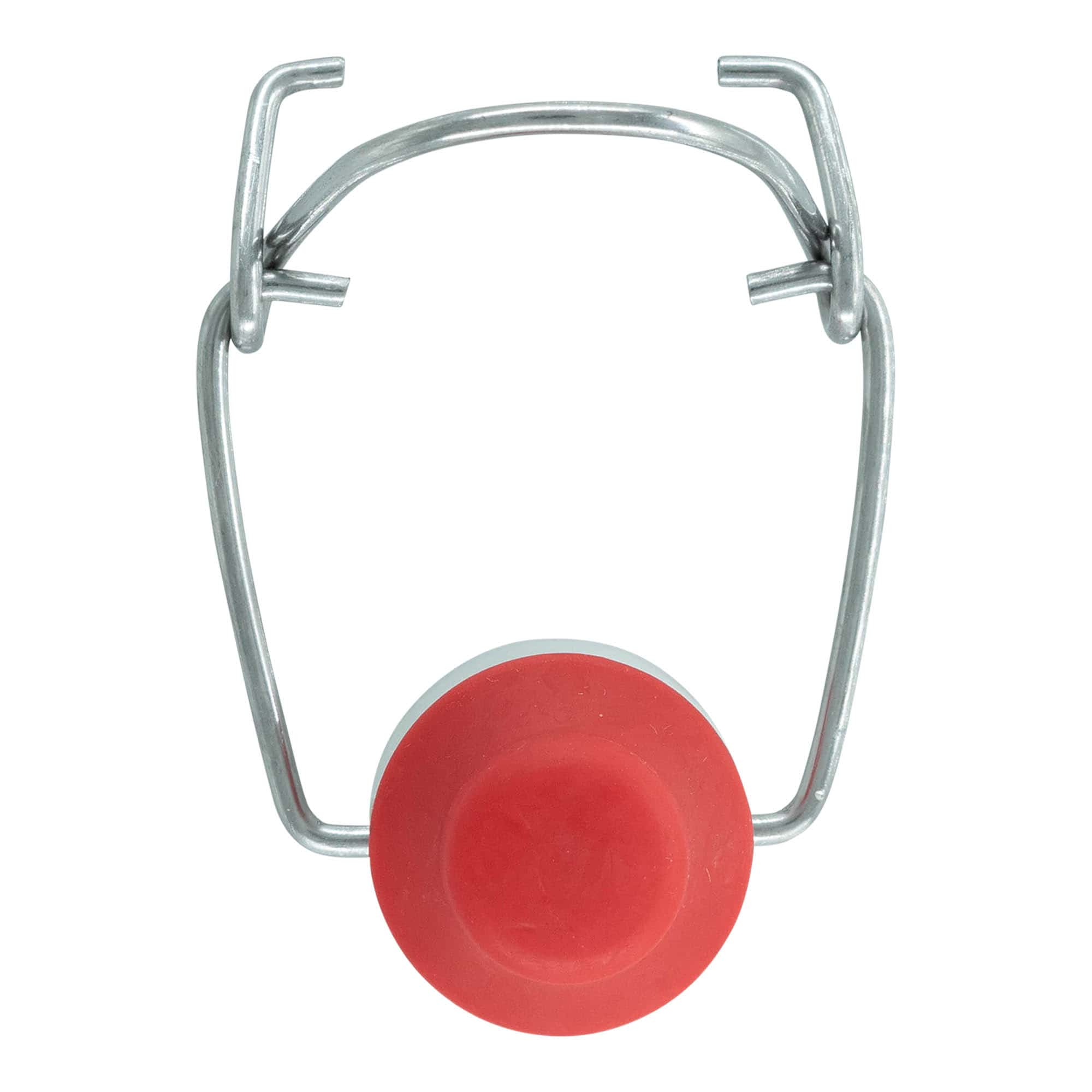 Закопчалка за ютия, специален размер, пластмаса, червено-бяла