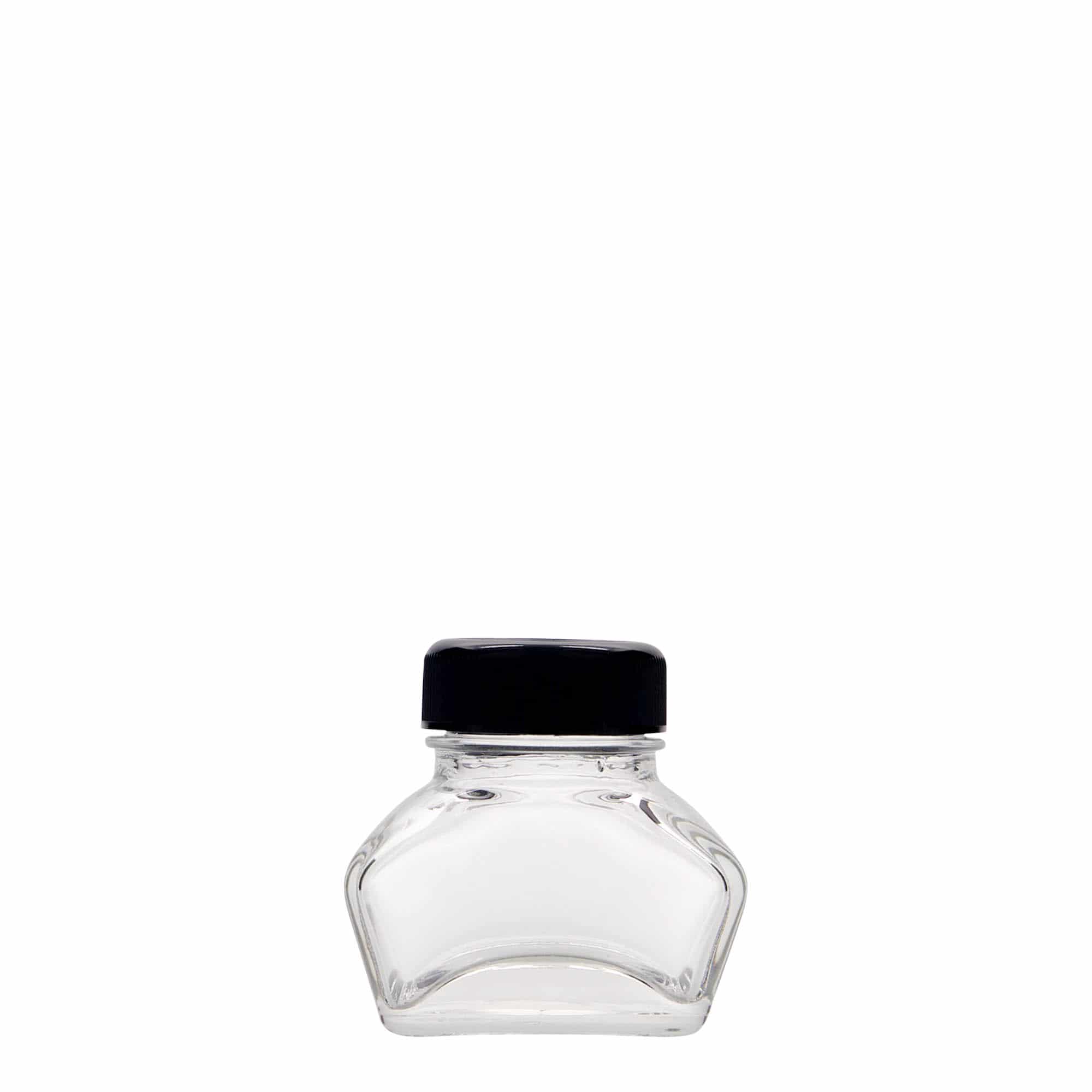 30 ml мастилница, правоъгълна, затваряне: винтова капачка