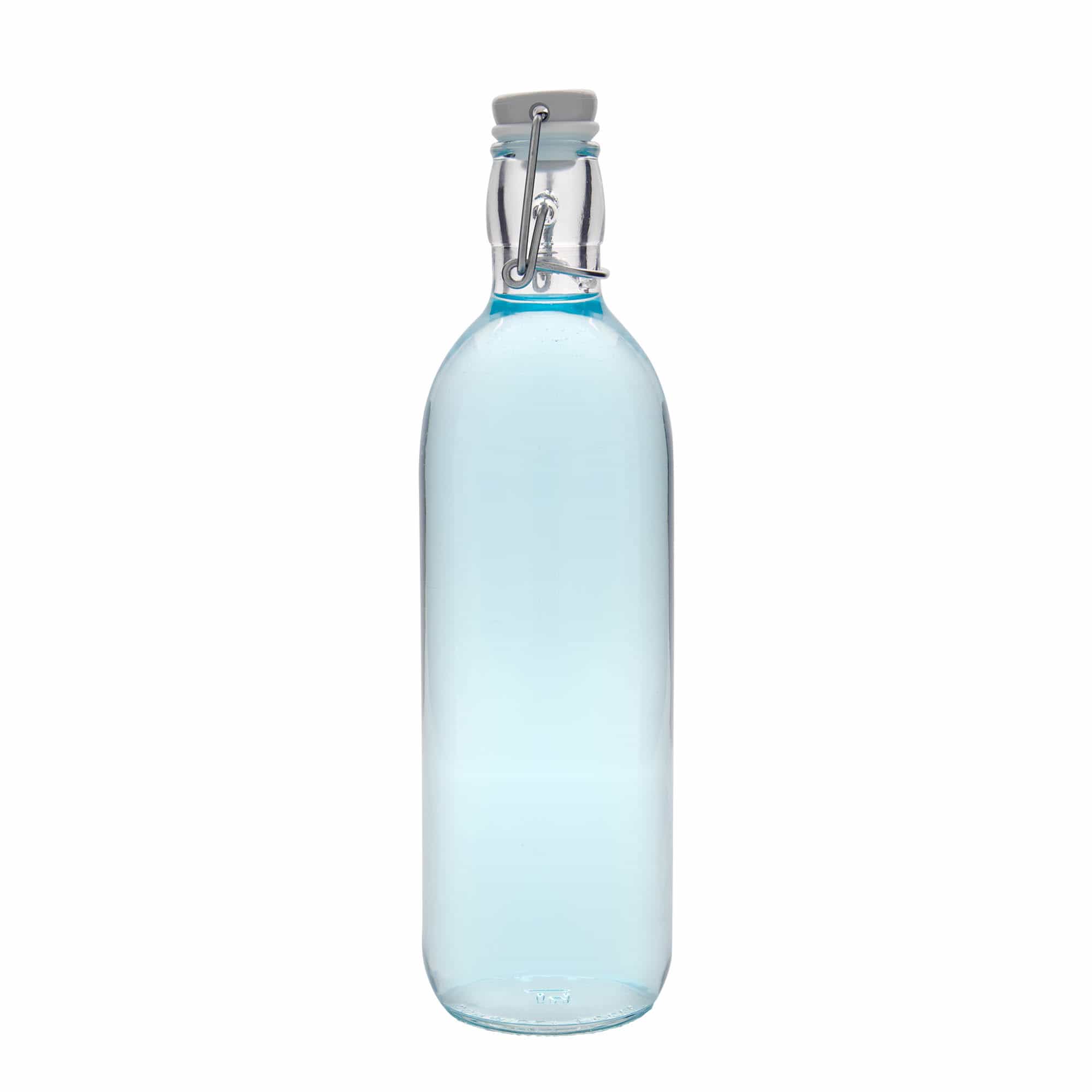 1000 ml стъклена бутилка „Emilia“, затваряне: тапа с клипс