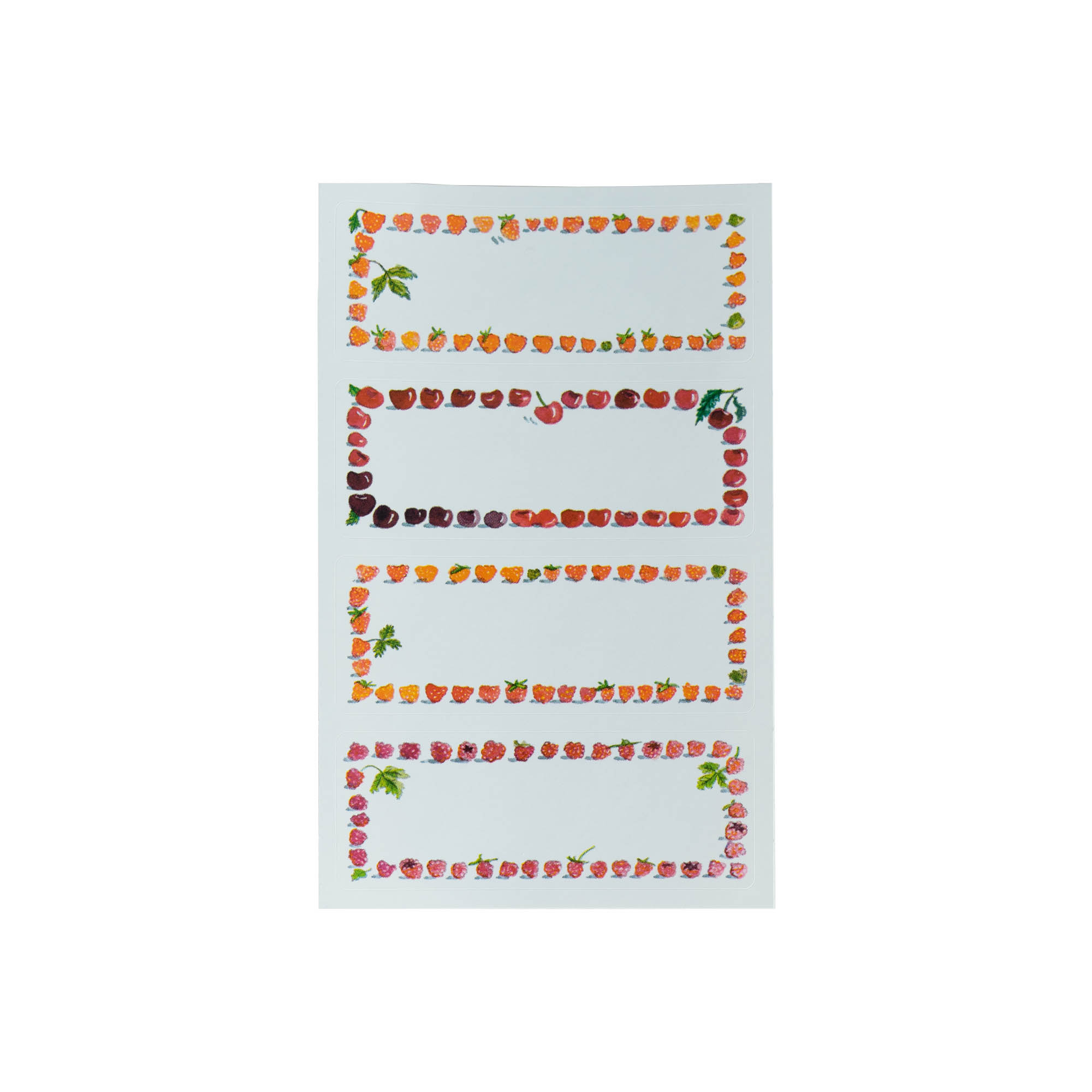 Zweckform етикети „Плодова рамка“, правоъгълни, хартия, многоцветни Zweckform етикети „Плодова рамка“, правоъгълни, хартия, многоцветни