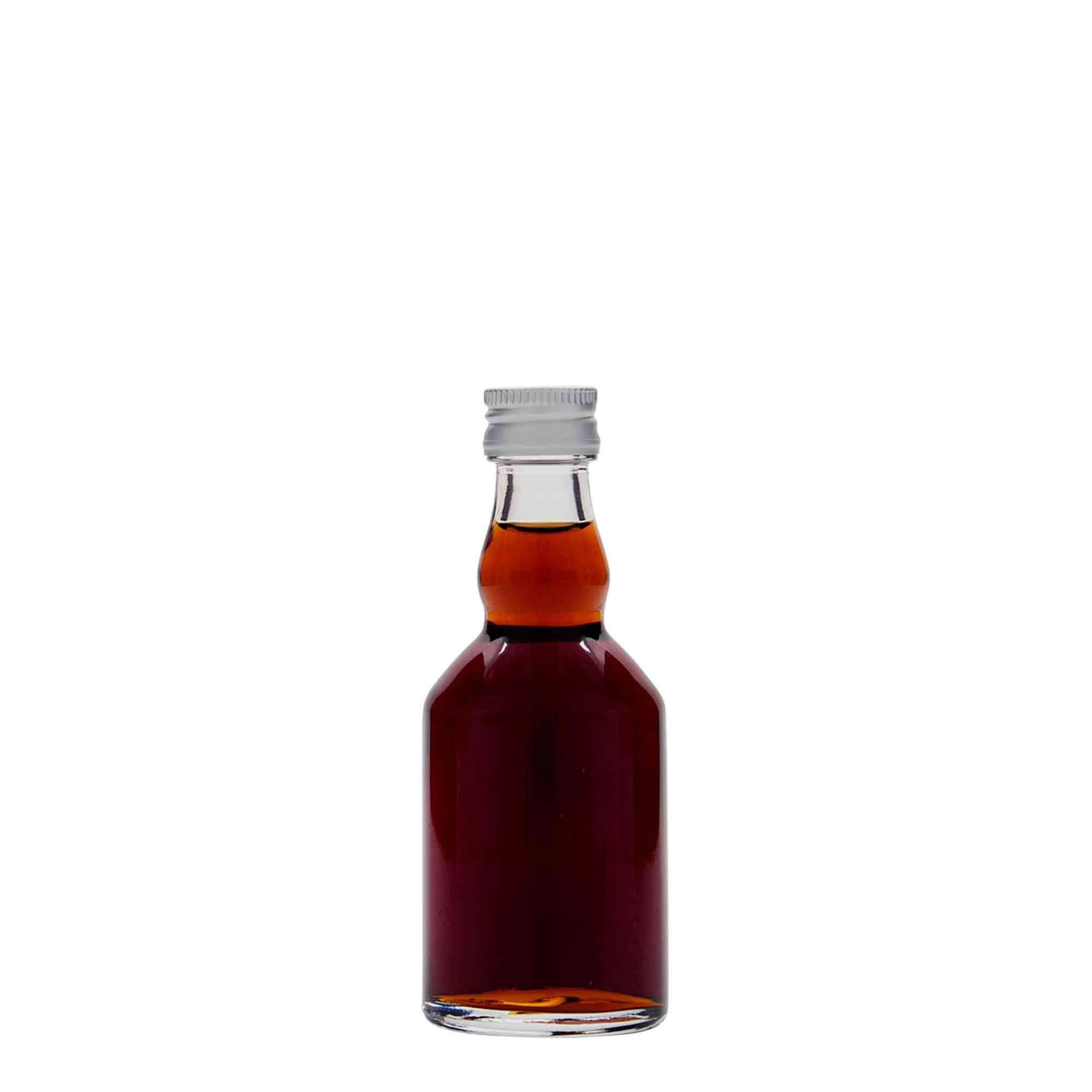 50 ml стъклена бутилка „Georgio“, затваряне: капачка PP 18