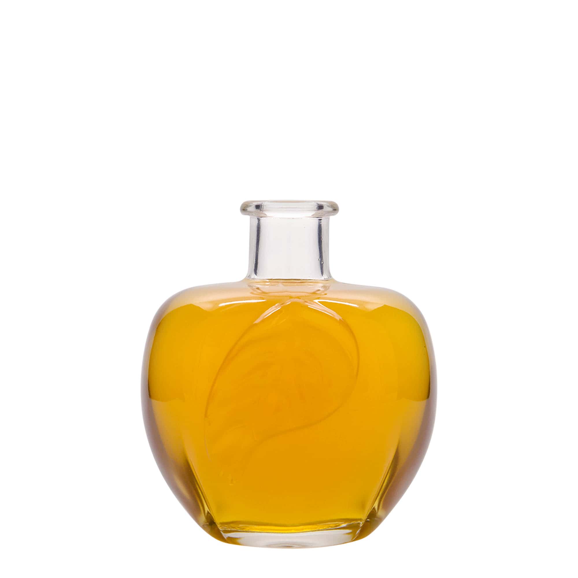 350 ml стъклена бутилка „Ябълка“, затваряне: коркова тапа