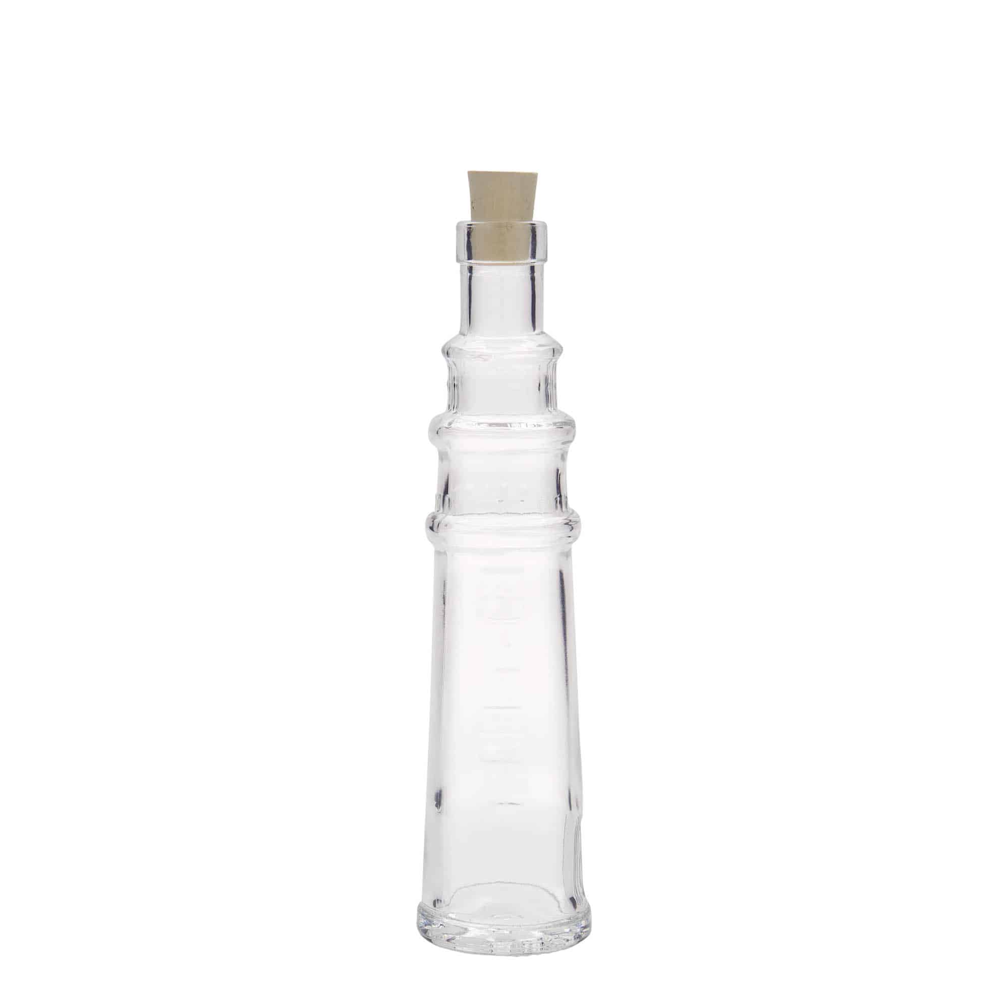 100 ml стъклена бутилка „Фар“, затваряне: коркова тапа