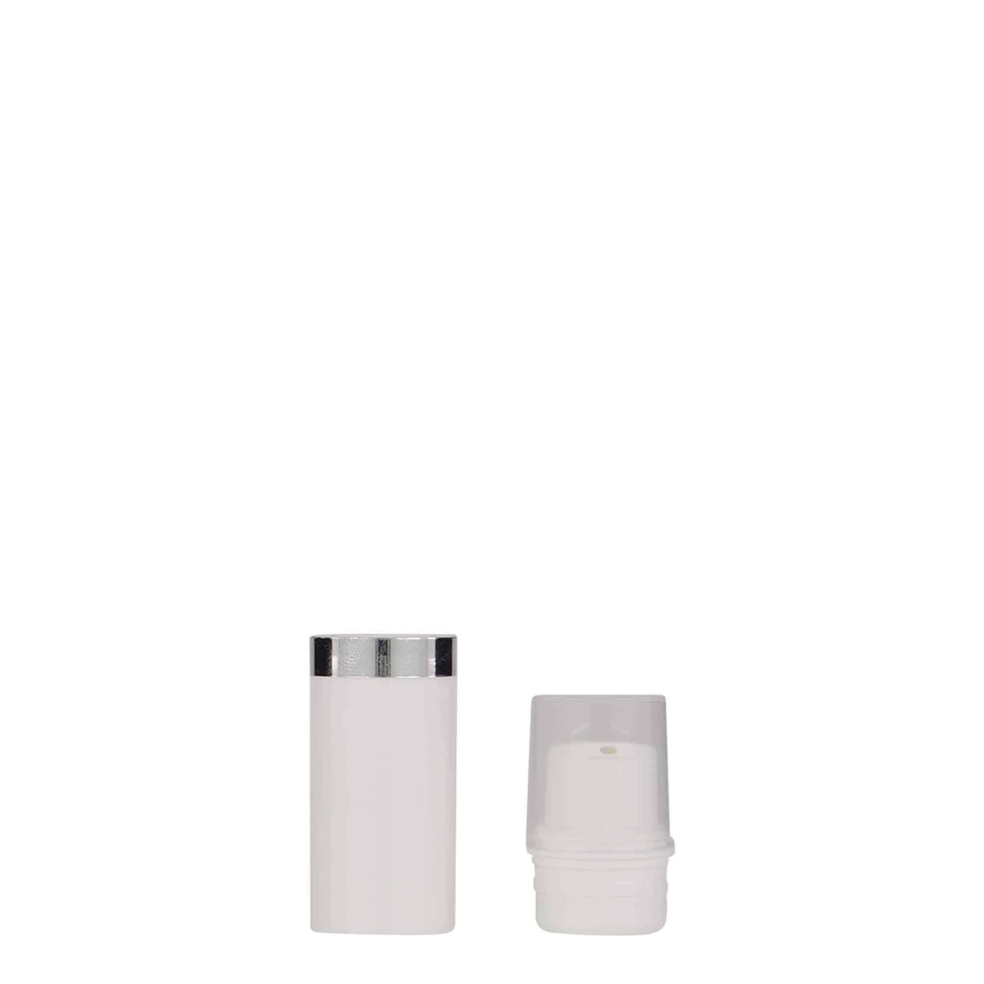 5 ml безвъздушен дозатор „Nano“, PP пластмаса, бял
