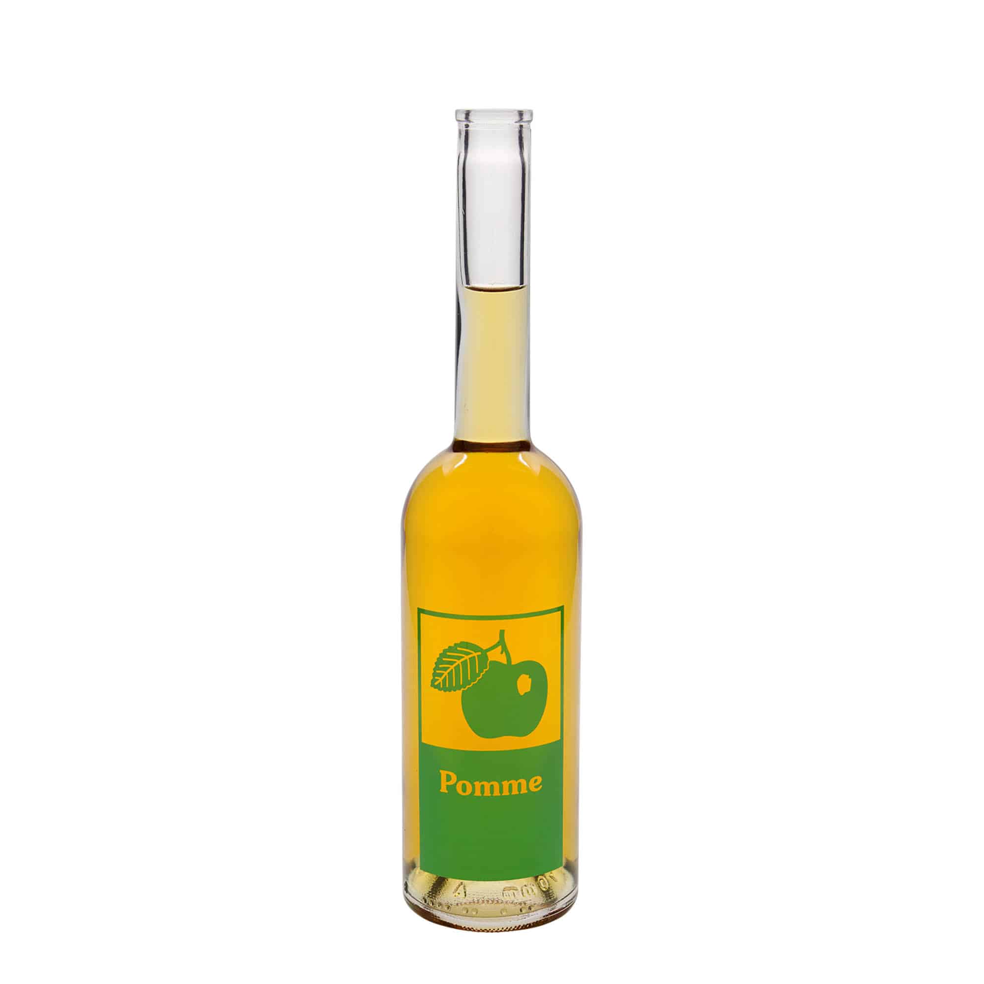 500 ml стъклена бутилка „Опера“, мотив: Pomme, затваряне: коркова тапа