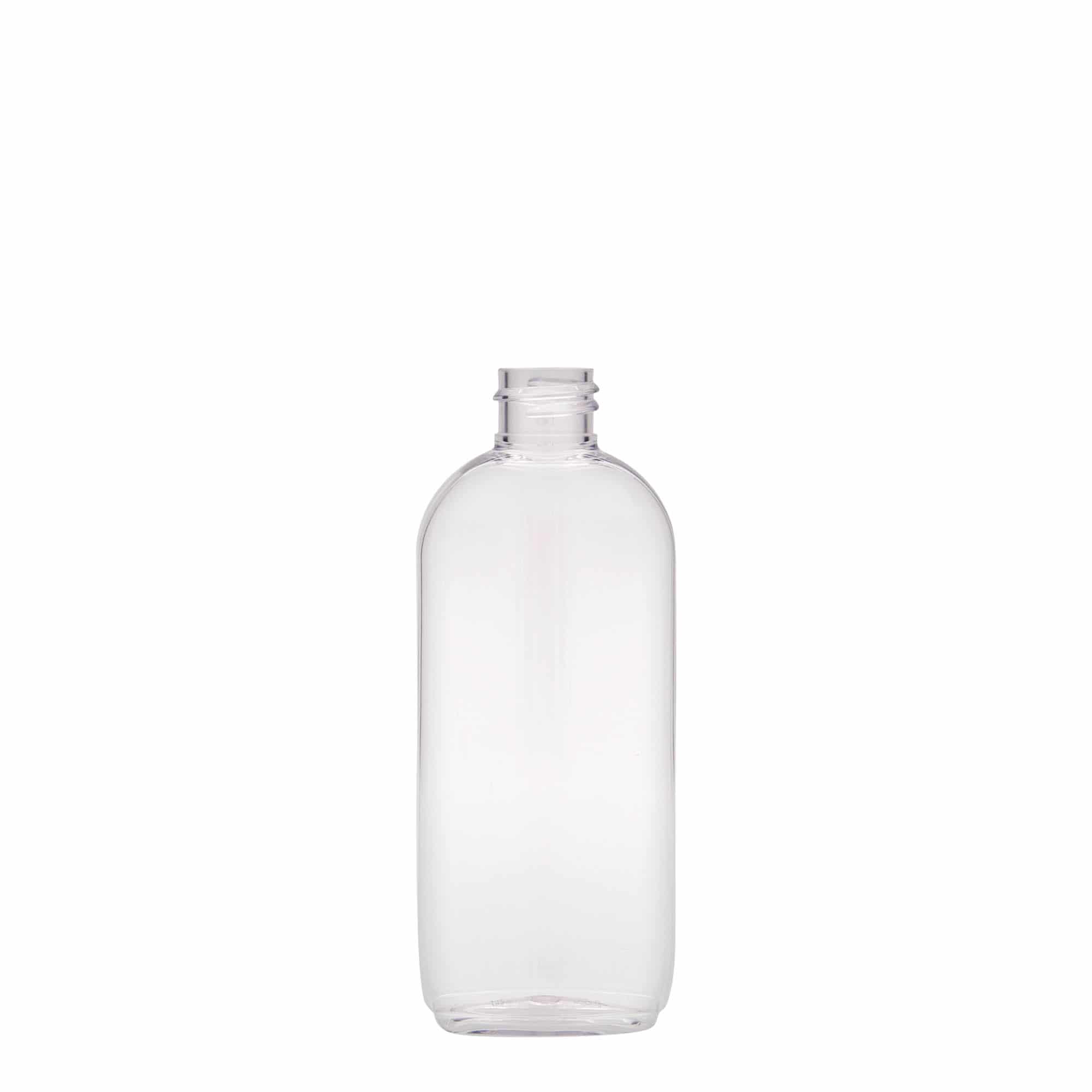 100 ml PET бутилка „Ирис“, овална, пластмасова, затваряне: винтова капачка GPI 20/410