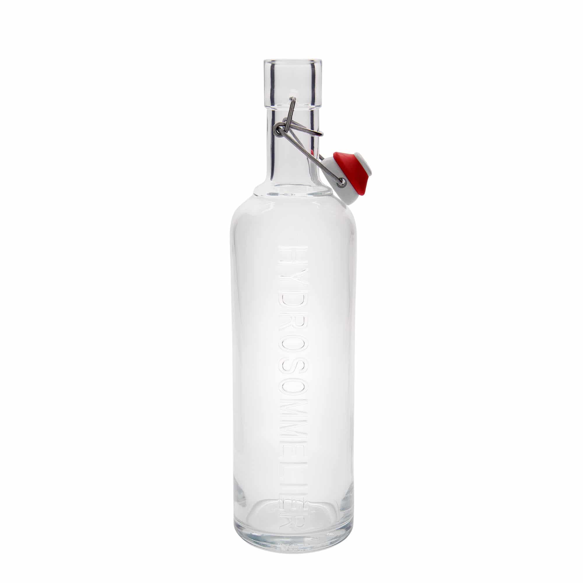 1000 ml стъклена бутилка „Optima Hydrosommelier“, затваряне: тапа с клипс 1000 ml стъклена бутилка „Optima Hydrosommelier“, затваряне: тапа с клипс